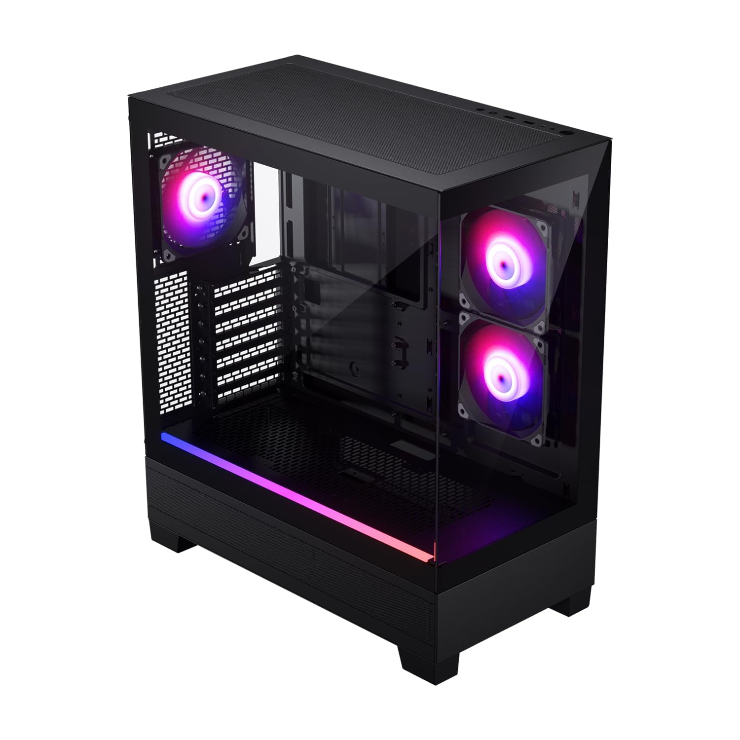 phanteks-523-xt-view-midi-tower-pc-geh-use-schwarz-3x-120-mm-argb-l-fter-usb-c-e image 2