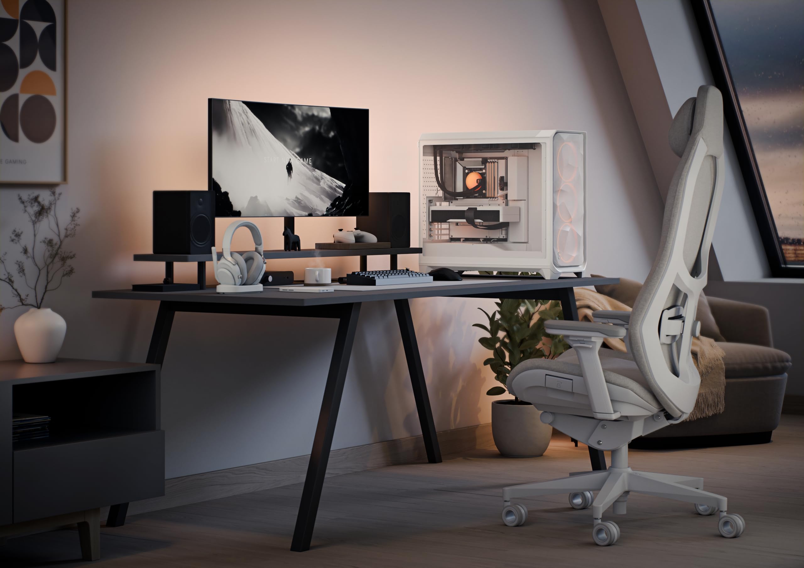 fractal-design-meshify-3-xl-white-tempered-glass-clear-tint-gaming-geh-use-facet image 5
