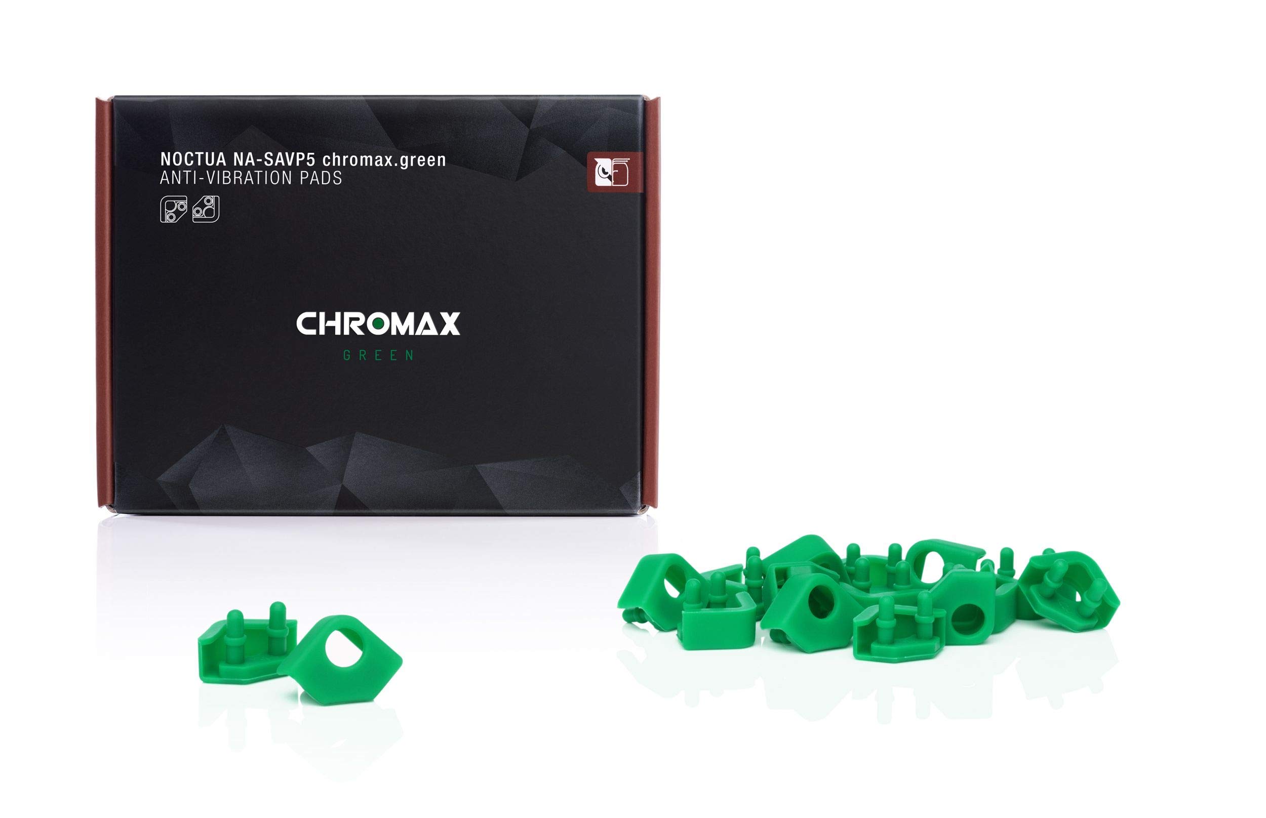 noctua-na-savp5-chromax-green-16-anti-vibrationspads-f-r-8-cm-und-9-cm-l-fter-gr image 2