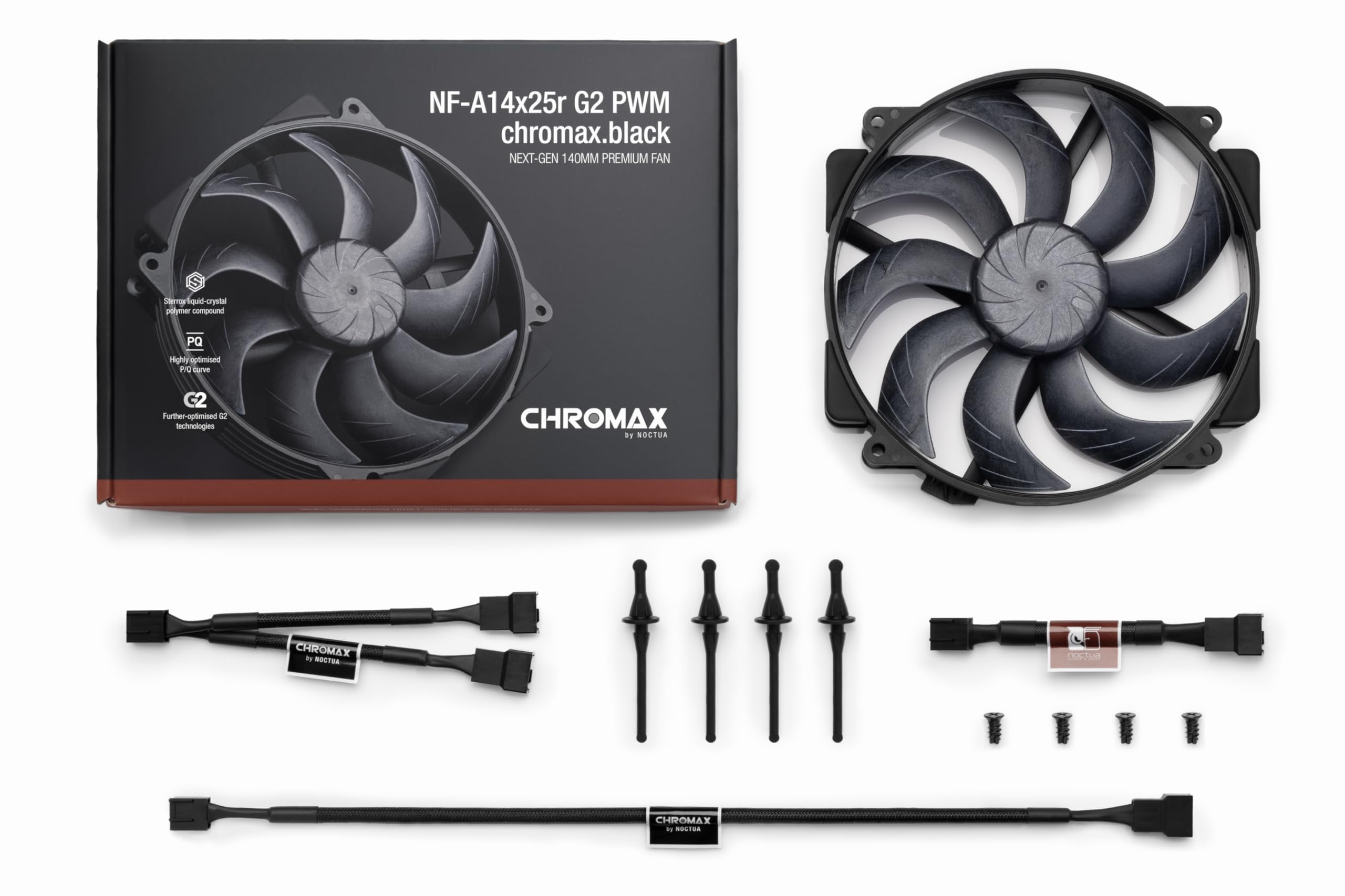 noctua-nf-a14x25r-g2-pwm-chromax-black-140-mm-cpu-k-hler-upgrade-l-fter image 4