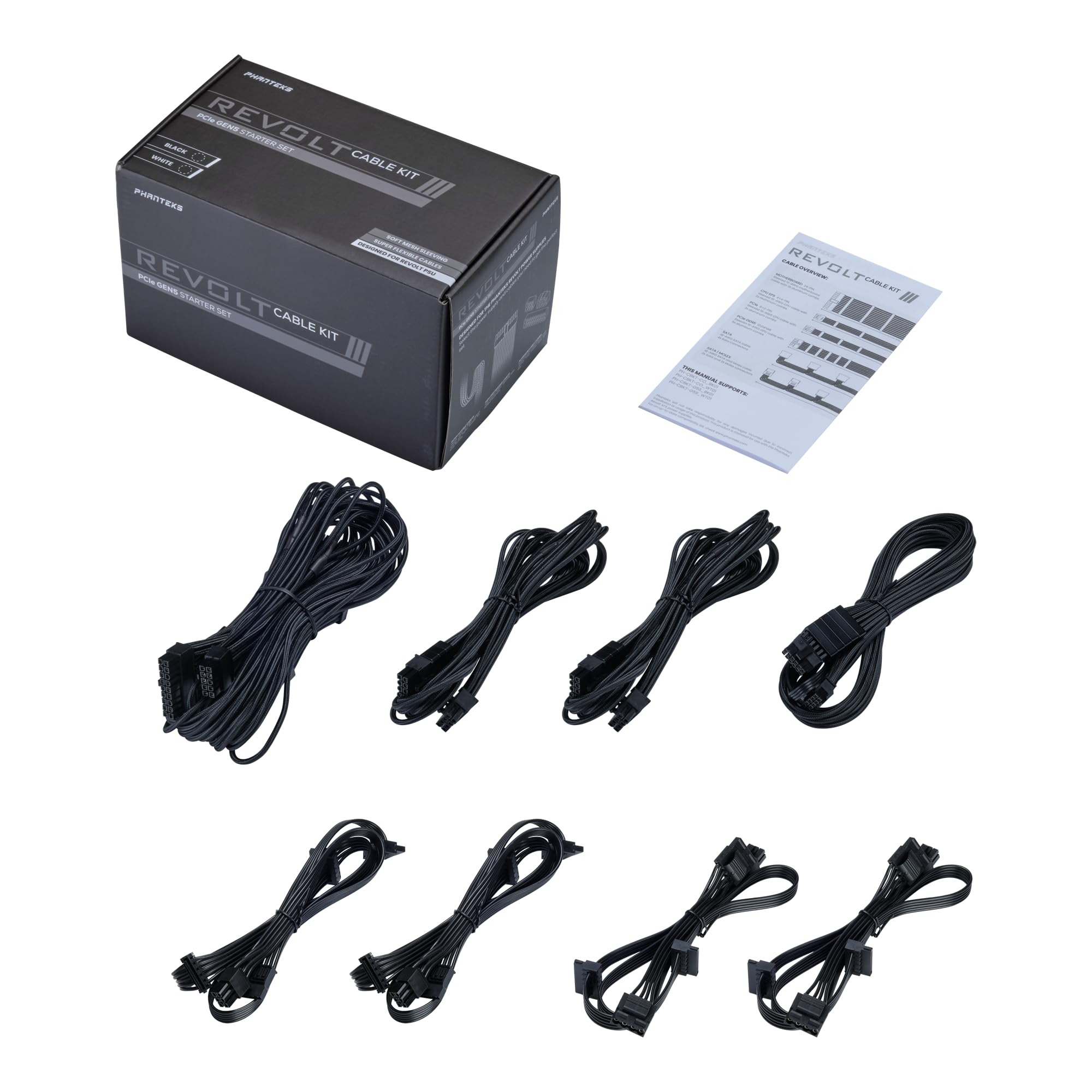 phanteks-revolt-cable-kit-pcie-gen5-starter-set-schwarz image 1