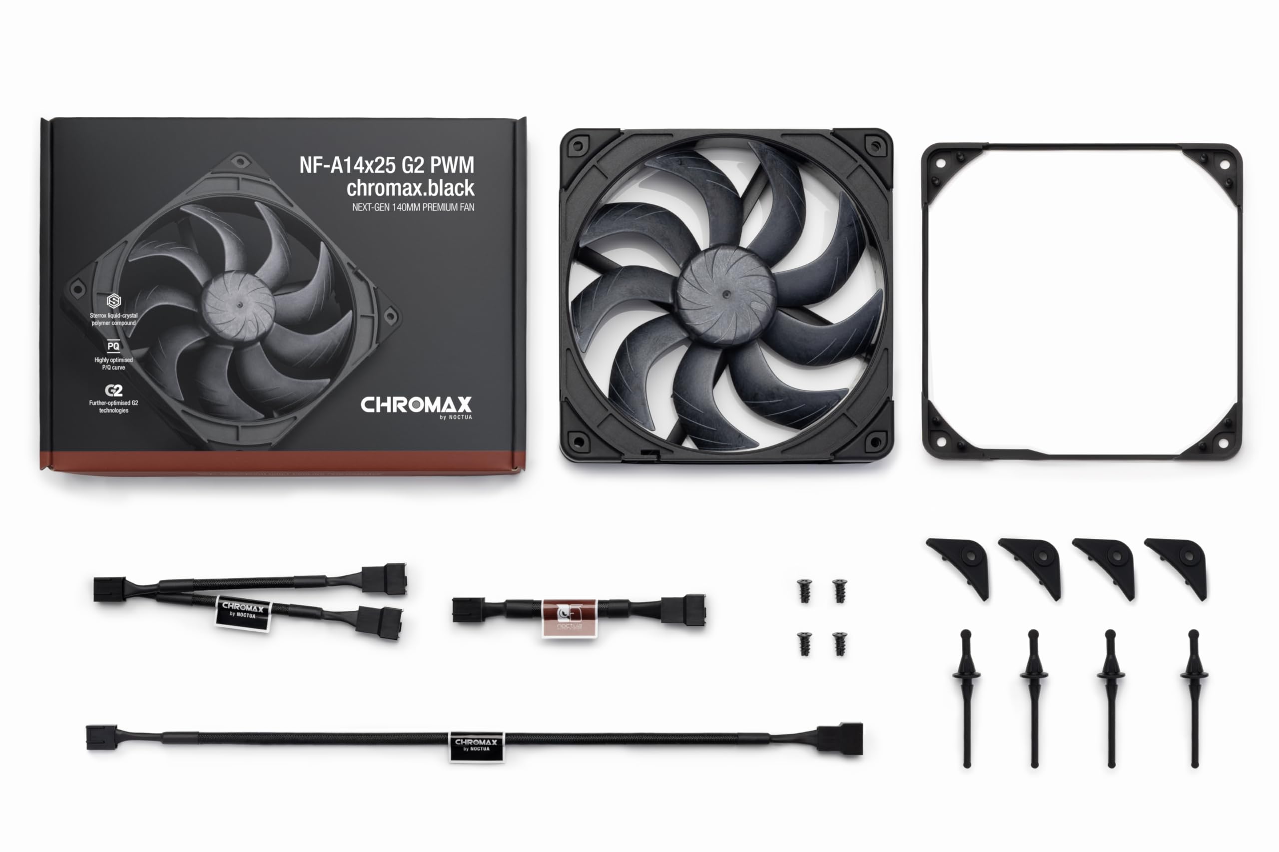 noctua-nf-a14x25-g2-pwm-chromax-black-leiser-140-mm-premium-l-fter-f-r-geh-use-c image 5