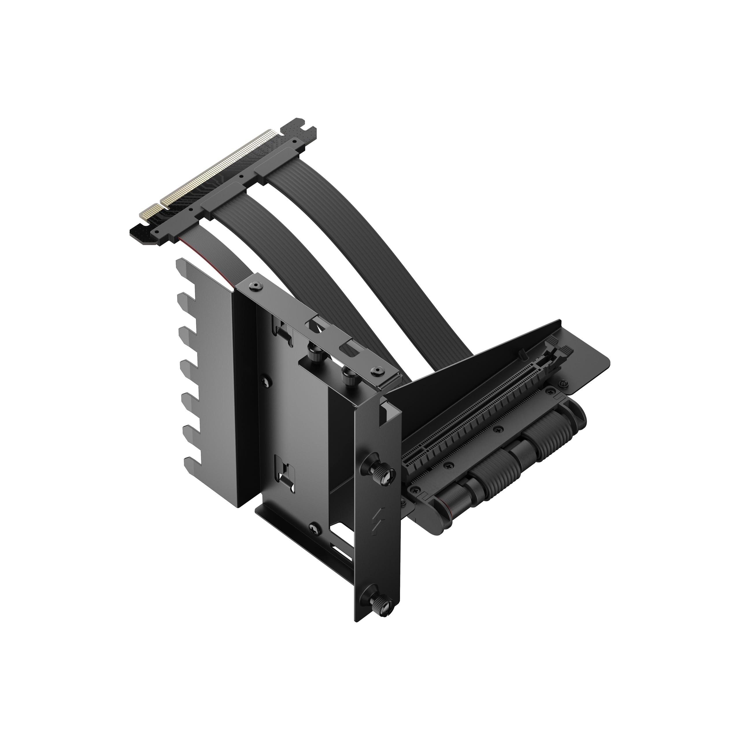 fractal-design-flex-2-pcie-4-0-black-vertikale-gpu-halterung-mit-riser-kabel image 3