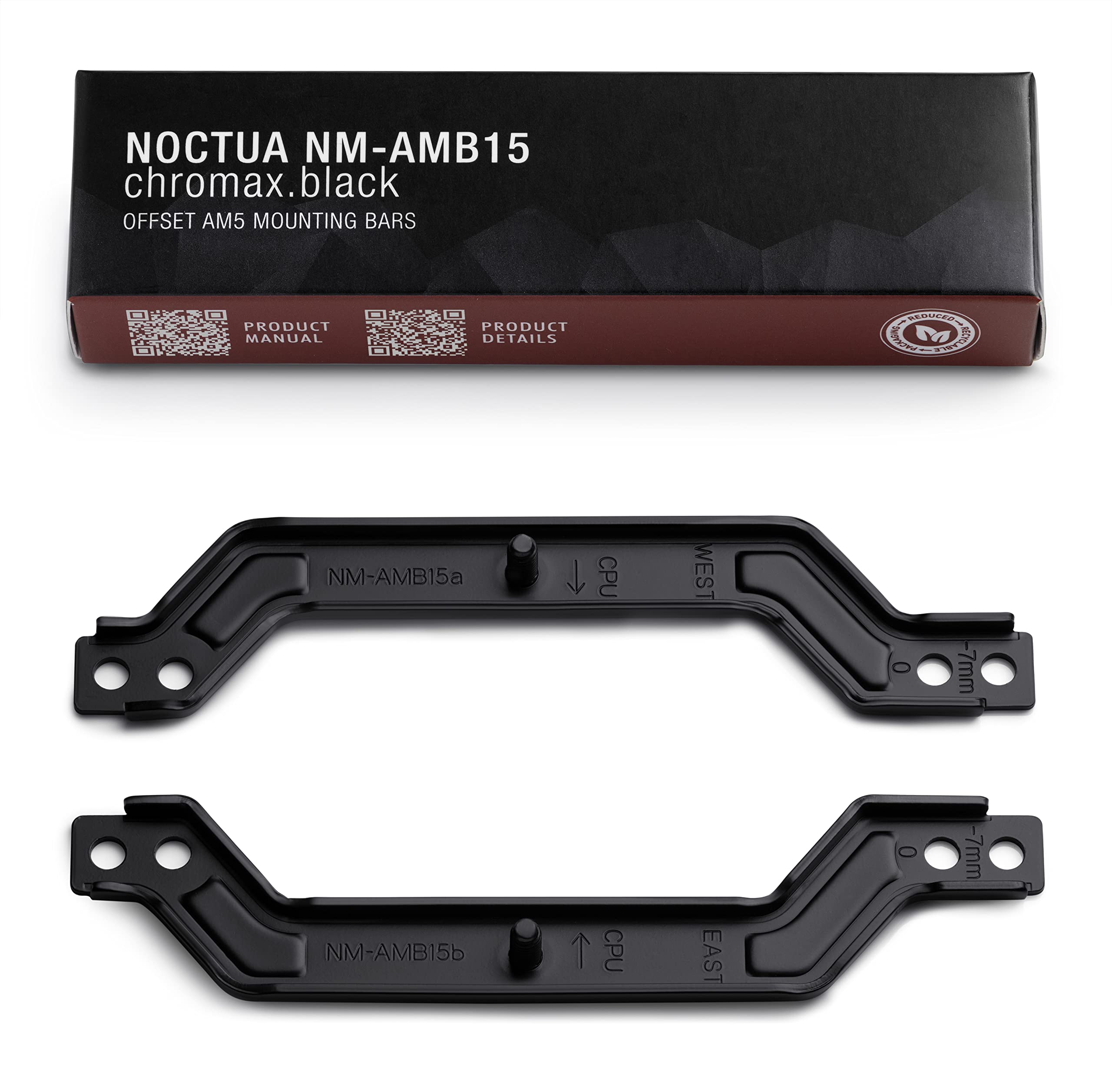 noctua-nm-amb15-chromax-black-offset-montagebr-cke-f-r-amd-am5 image 2