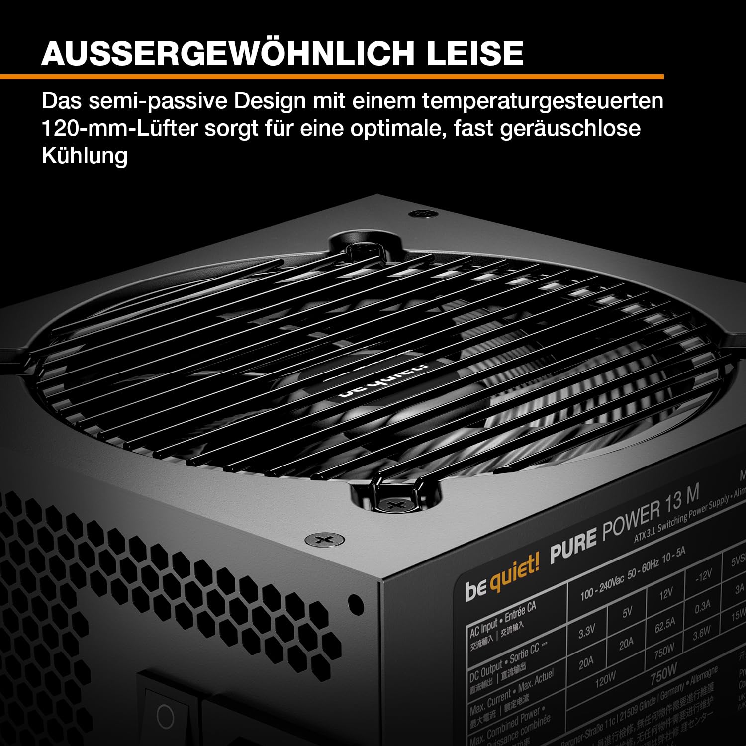 be-quiet-pure-power-13-m-750w-vollmodulares-atx-3-1-netzteil-80-gold-12v-2x6 image 2