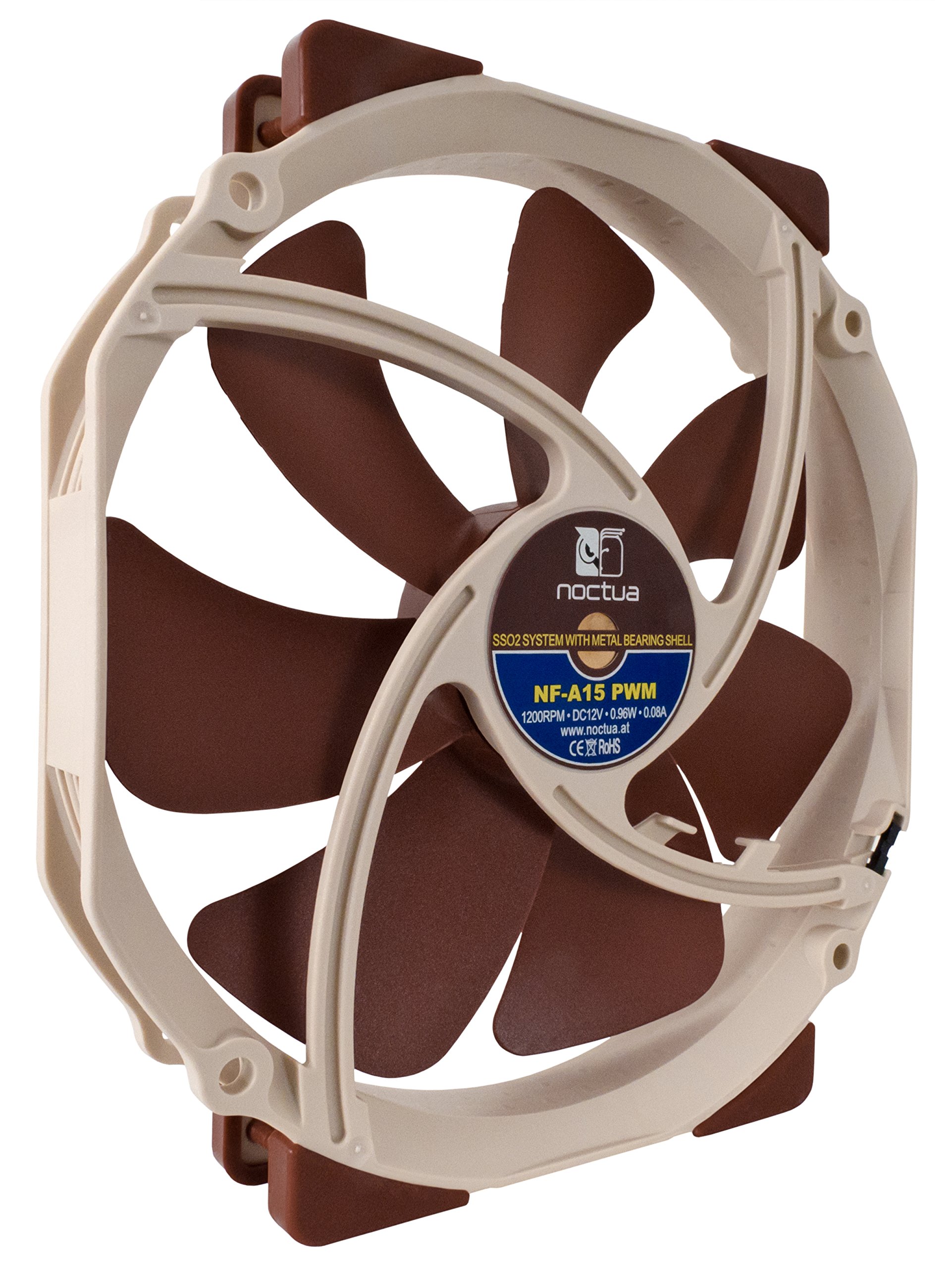noctua-nf-a15-pwm-140mm-premium-l-fter-f-r-cpu-k-hler-150mm-rundrahmen-1200-rpm image 2