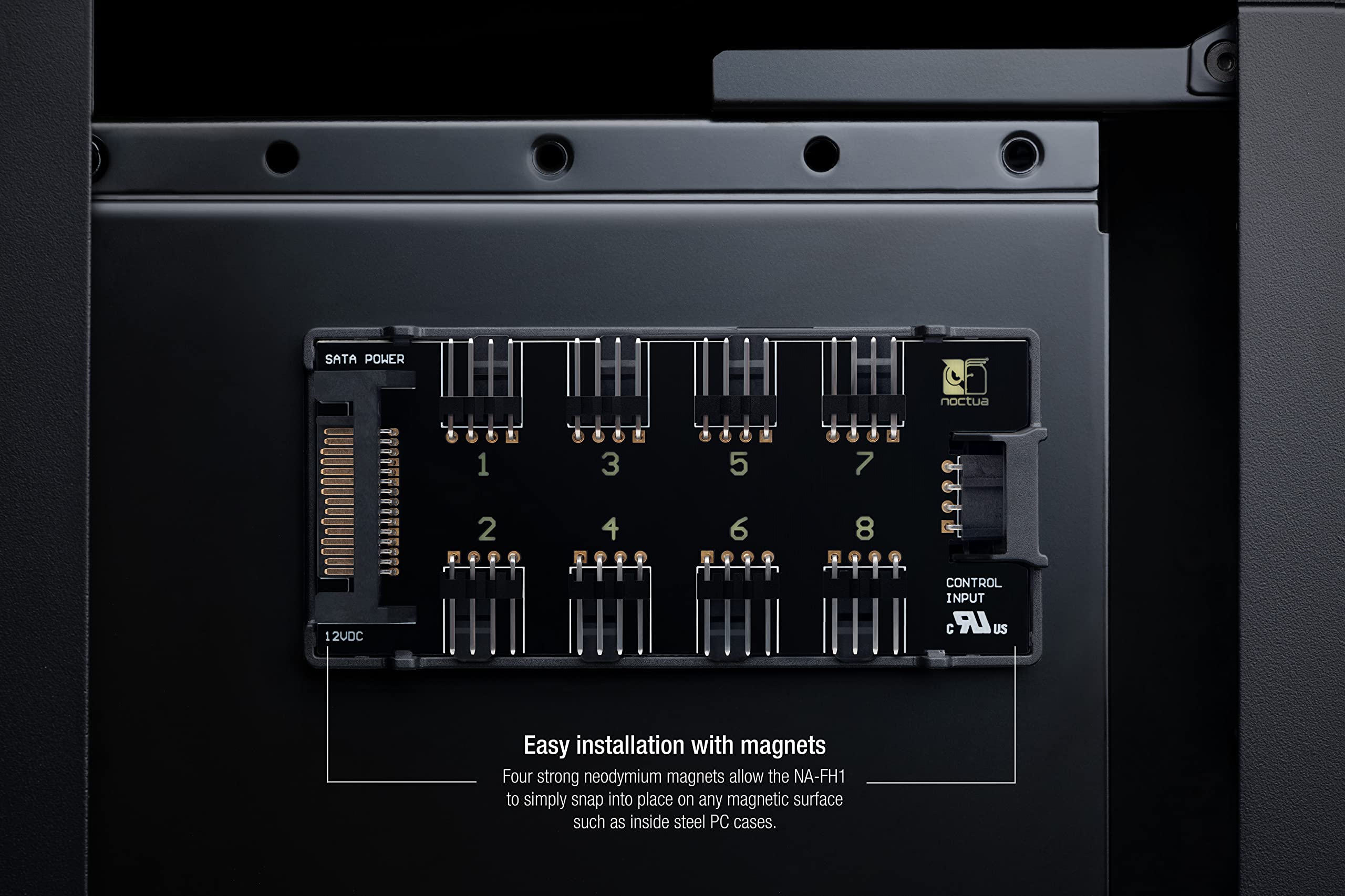noctua-na-fh1-8-kanal-pwm-l-fter-hub-magnetisch-mit-kurzschlusssicherung image 5