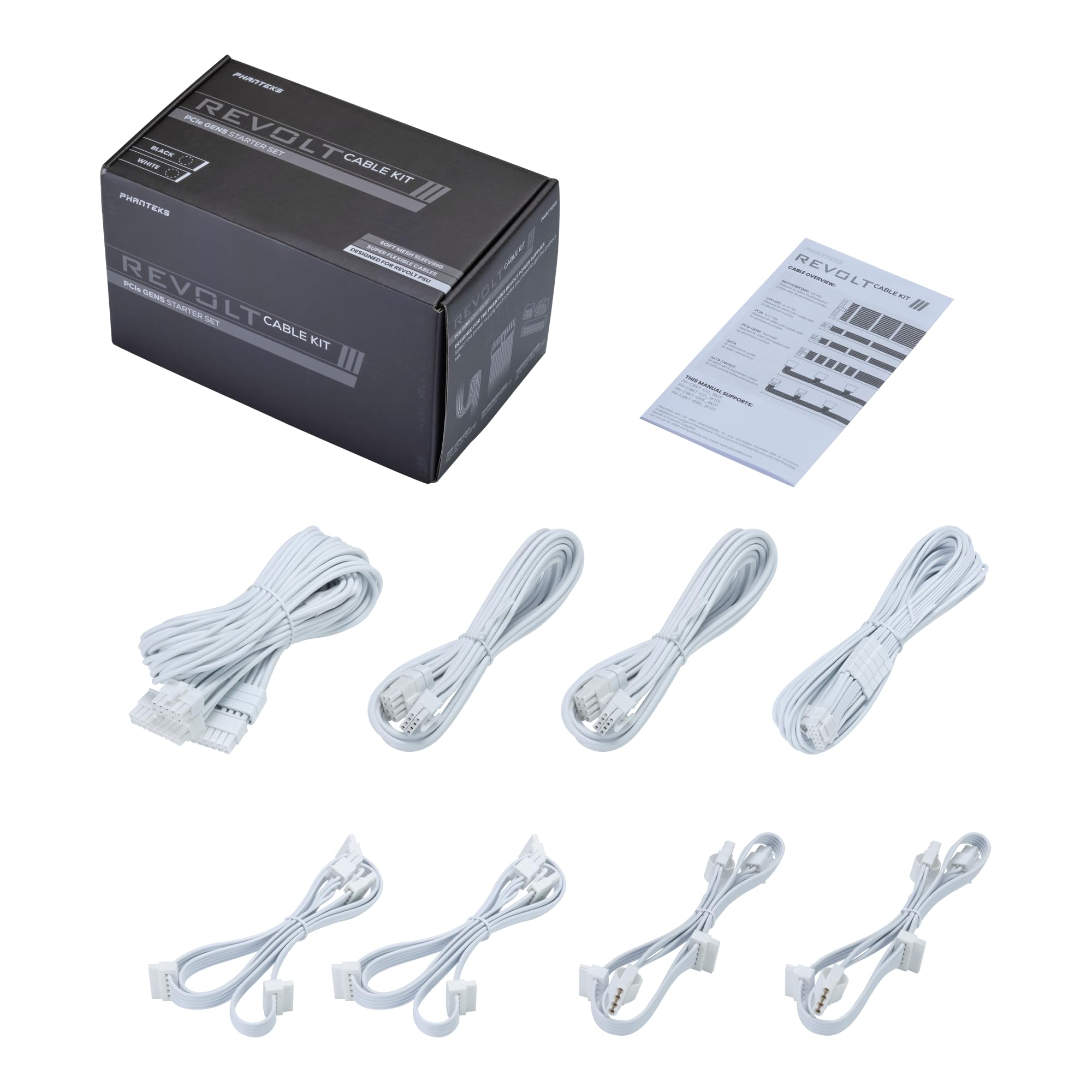 phanteks-revolt-cable-kit-pcie-gen5-starter-set-wei-gesleevte-netzteilkabel-f-r- image 1