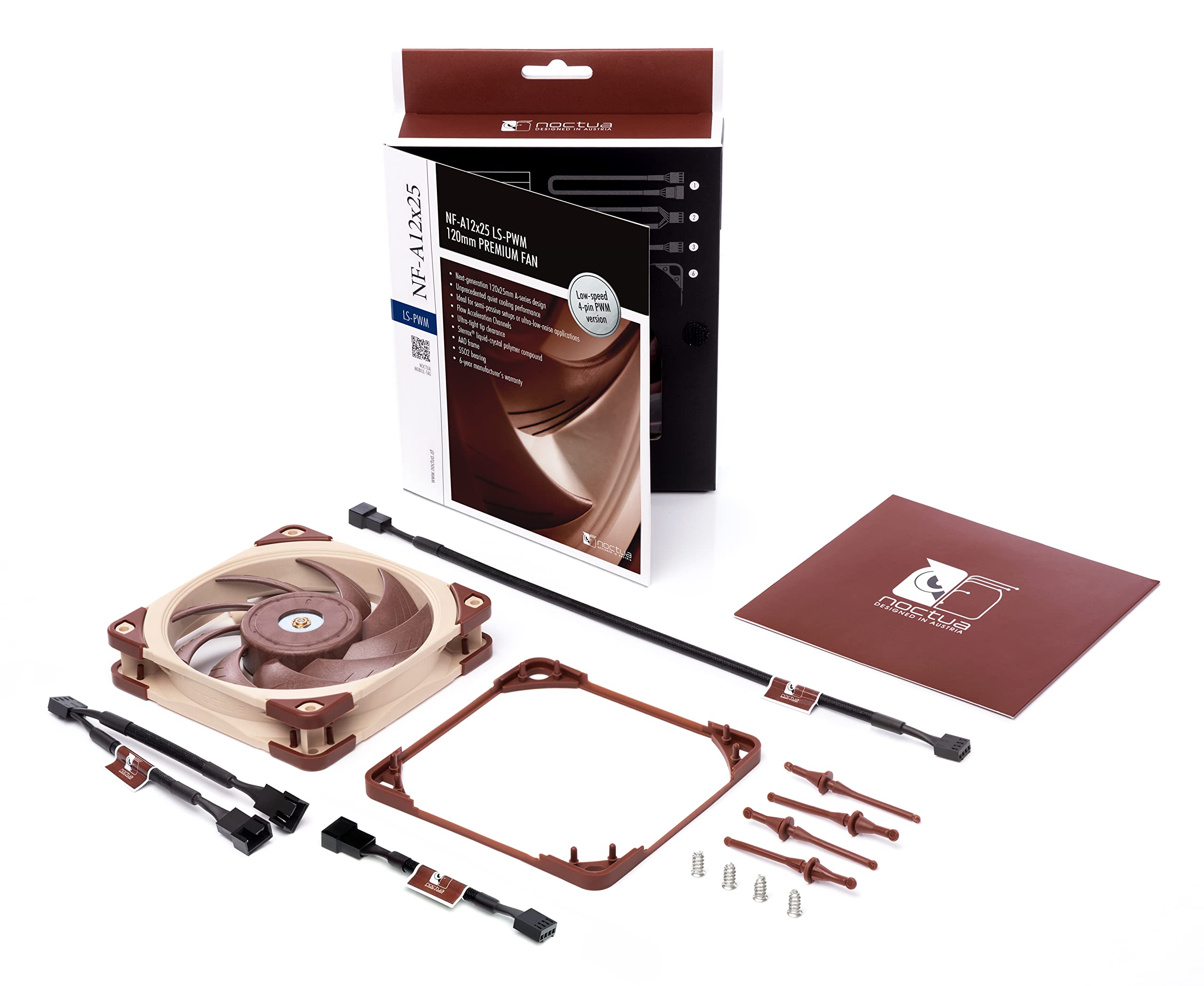 noctua-nf-a12x25-ls-pwm-fl-sterleiser-120mm-premium-l-fter image 4