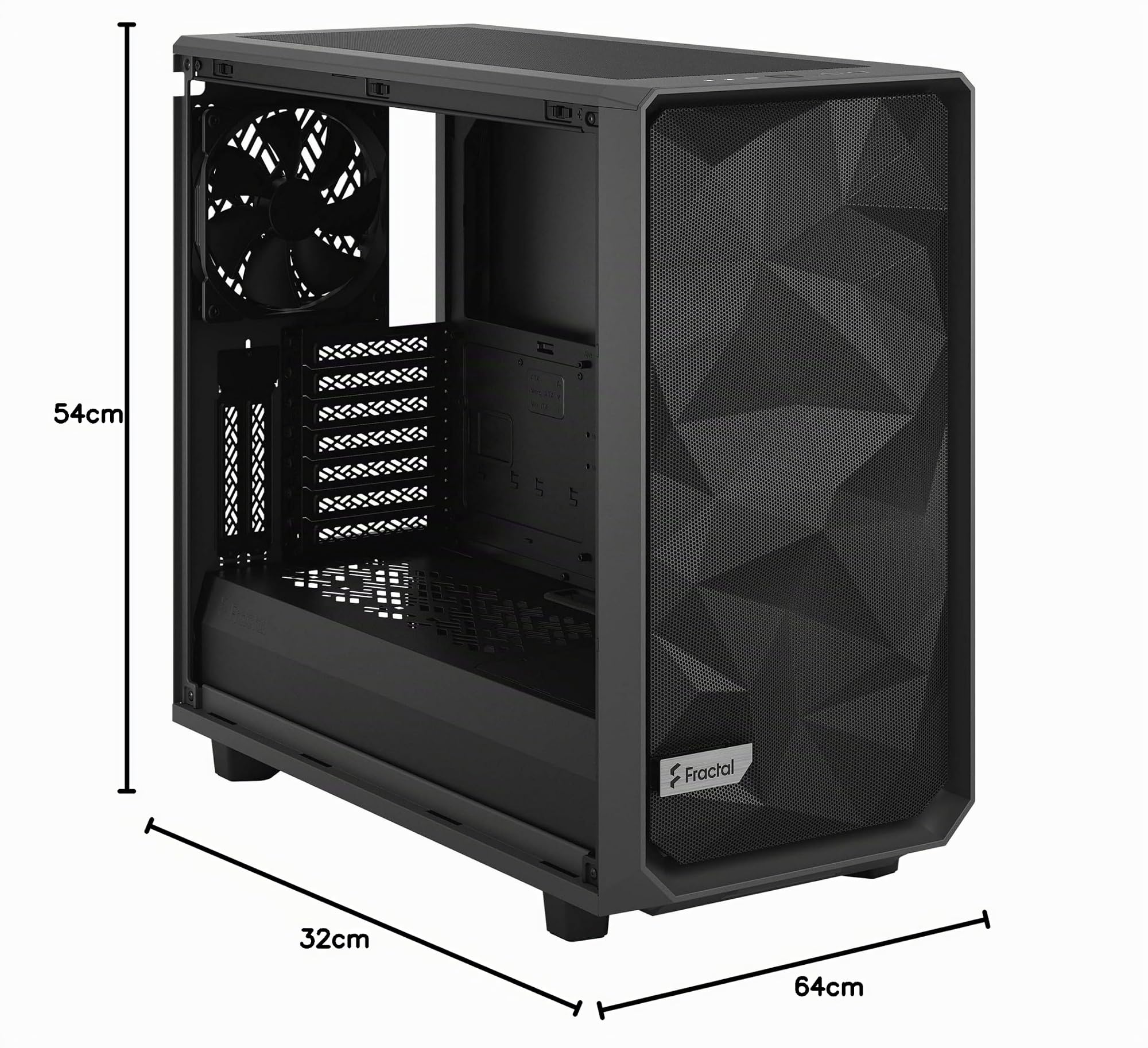 fractal-design-meshify-2-gray-tg-light-tint-fd-c-mes2a-04-high-performance-atx-g image 2