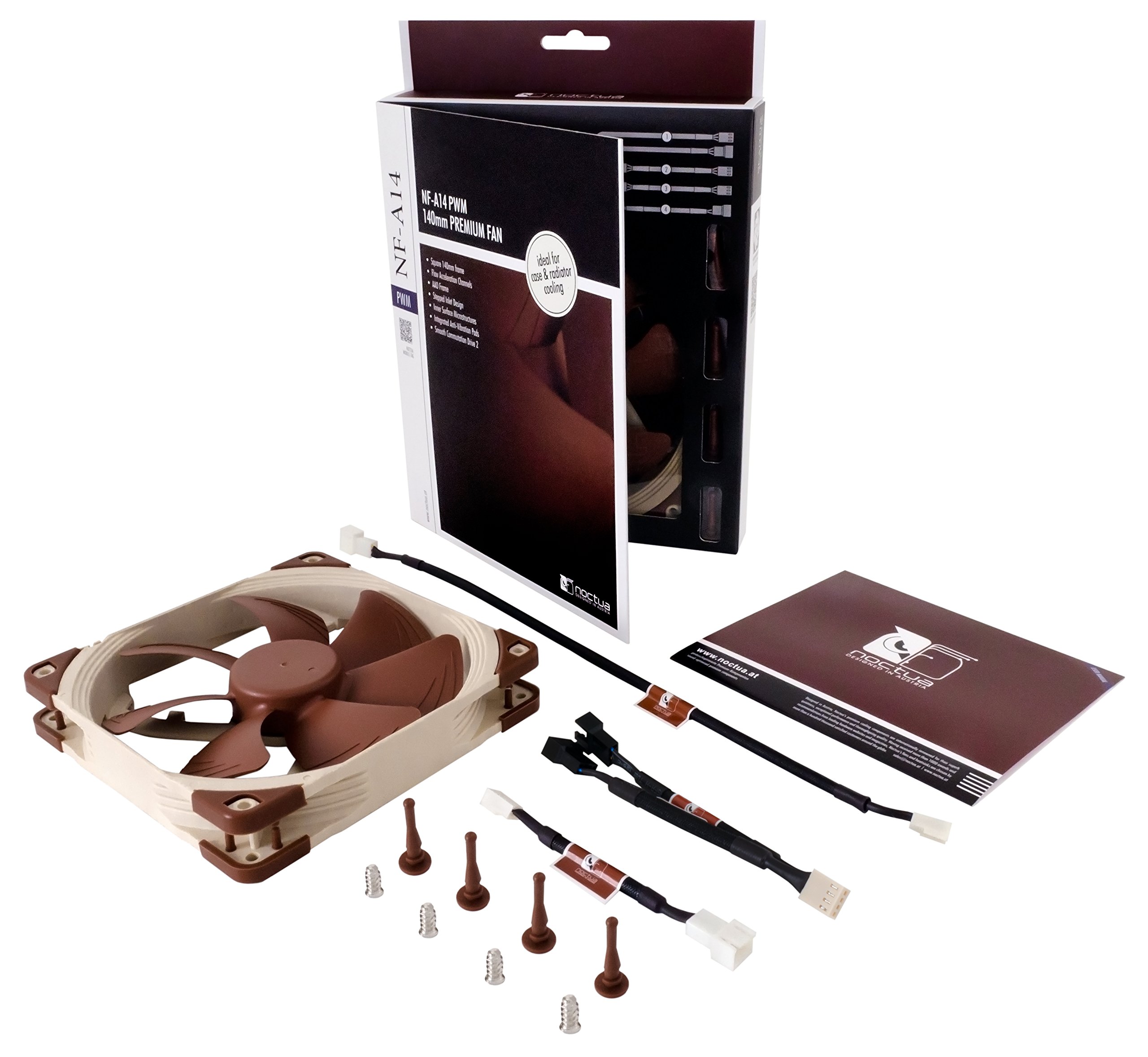 noctua-nf-a14-pwm-leiser-140mm-premium-l-fter-4-pin-1500-u-min-sso2-lager image 4