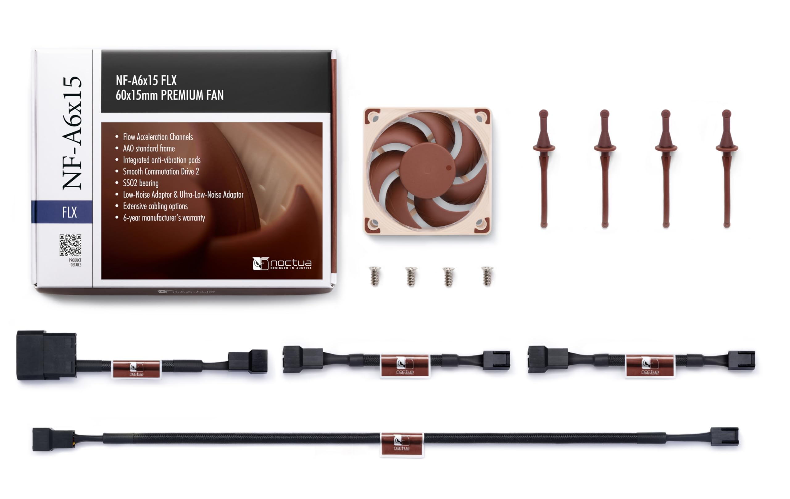 noctua-nf-a6x15-flx-leiser-60-mm-premiuml-fter-mit-3-geschwindigkeitsstufen-3500 image 5
