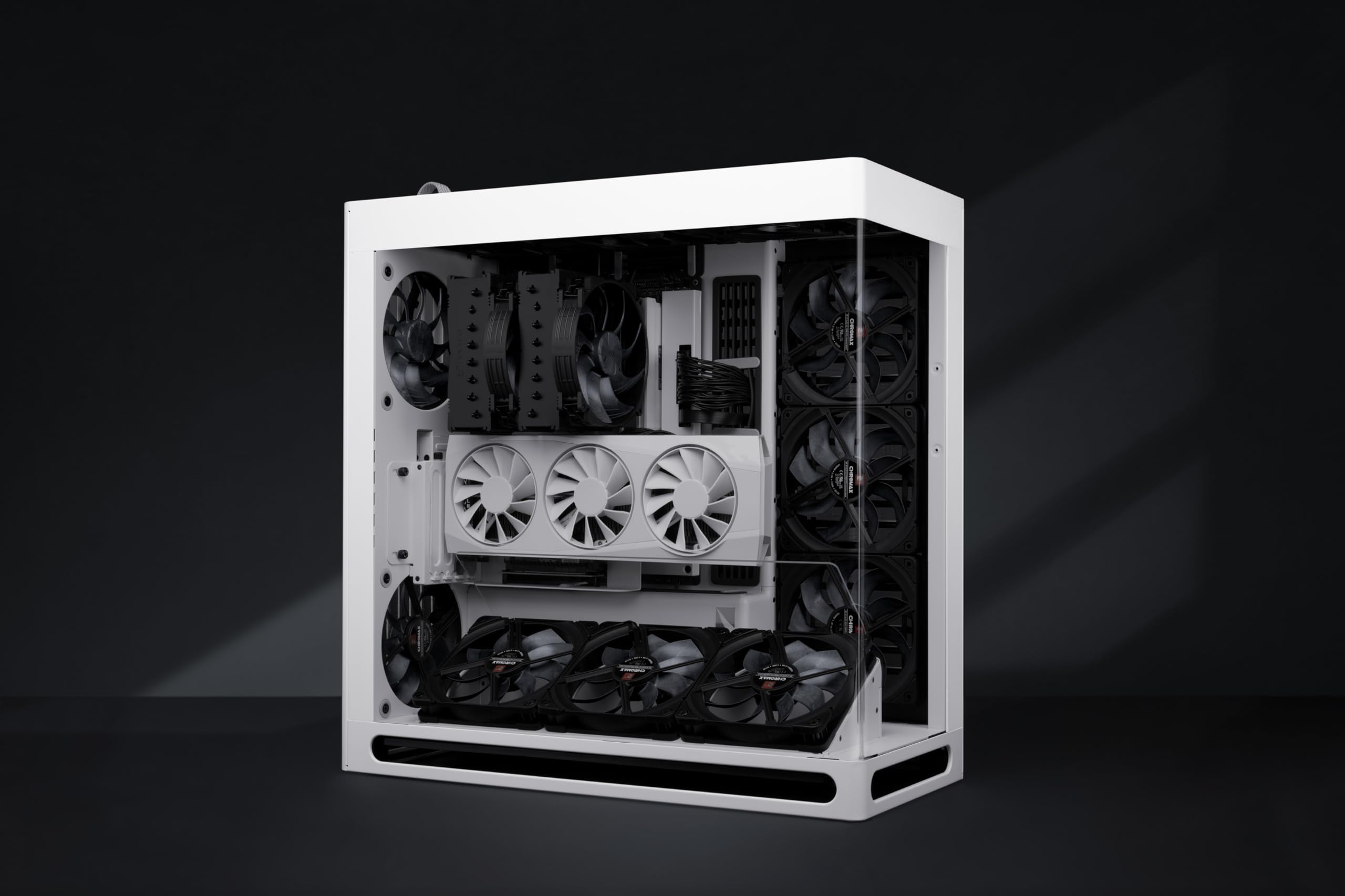 noctua-nf-a14x25-g2-pwm-chromax-black-doppell-fterset-2-140-mm-mit-lna-und-split image 8