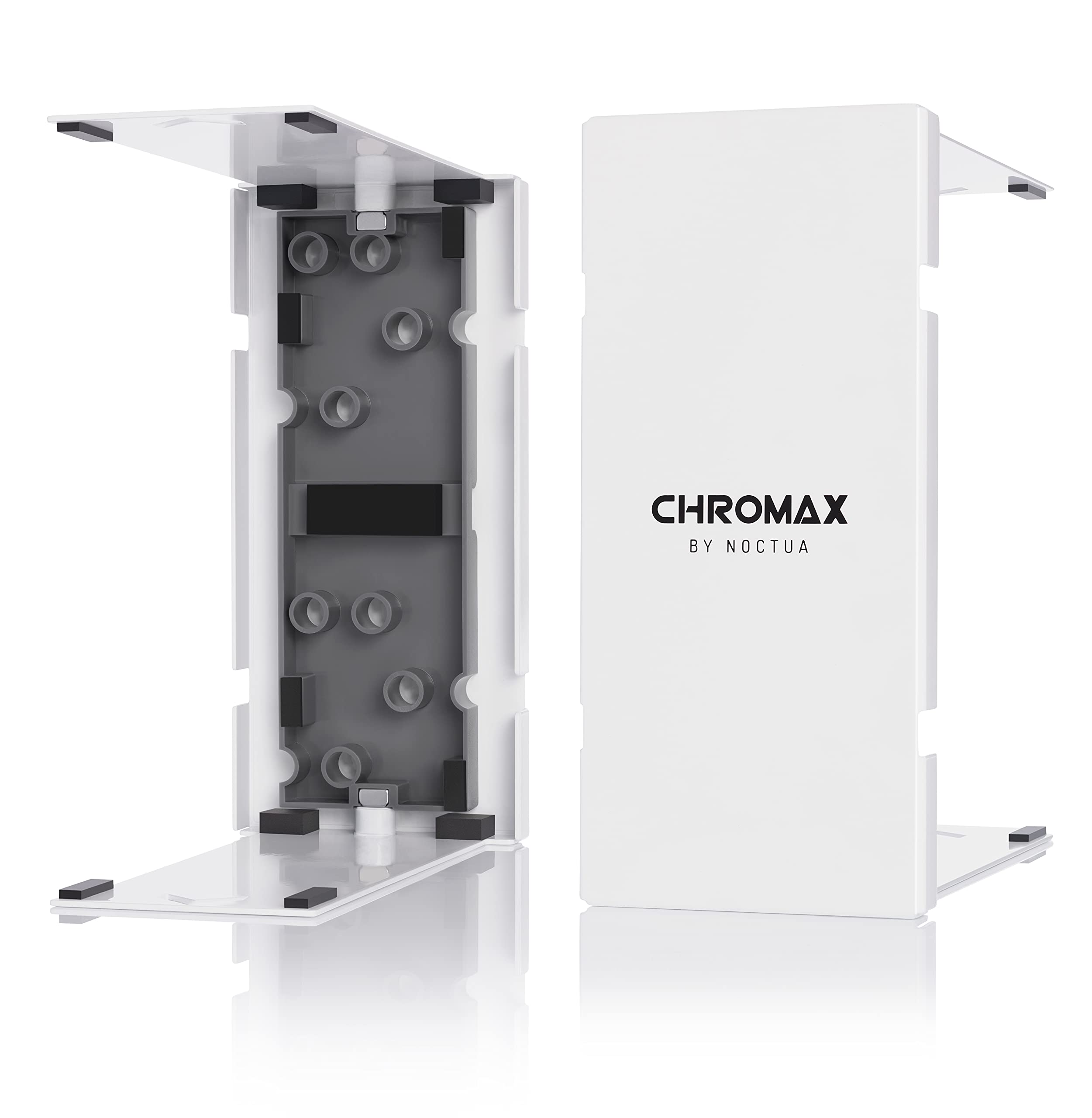 noctua-na-hc8-chromax-white-k-hler-abdeckung-f-r-nh-u12a-wei-pulverbeschichtetes image 1