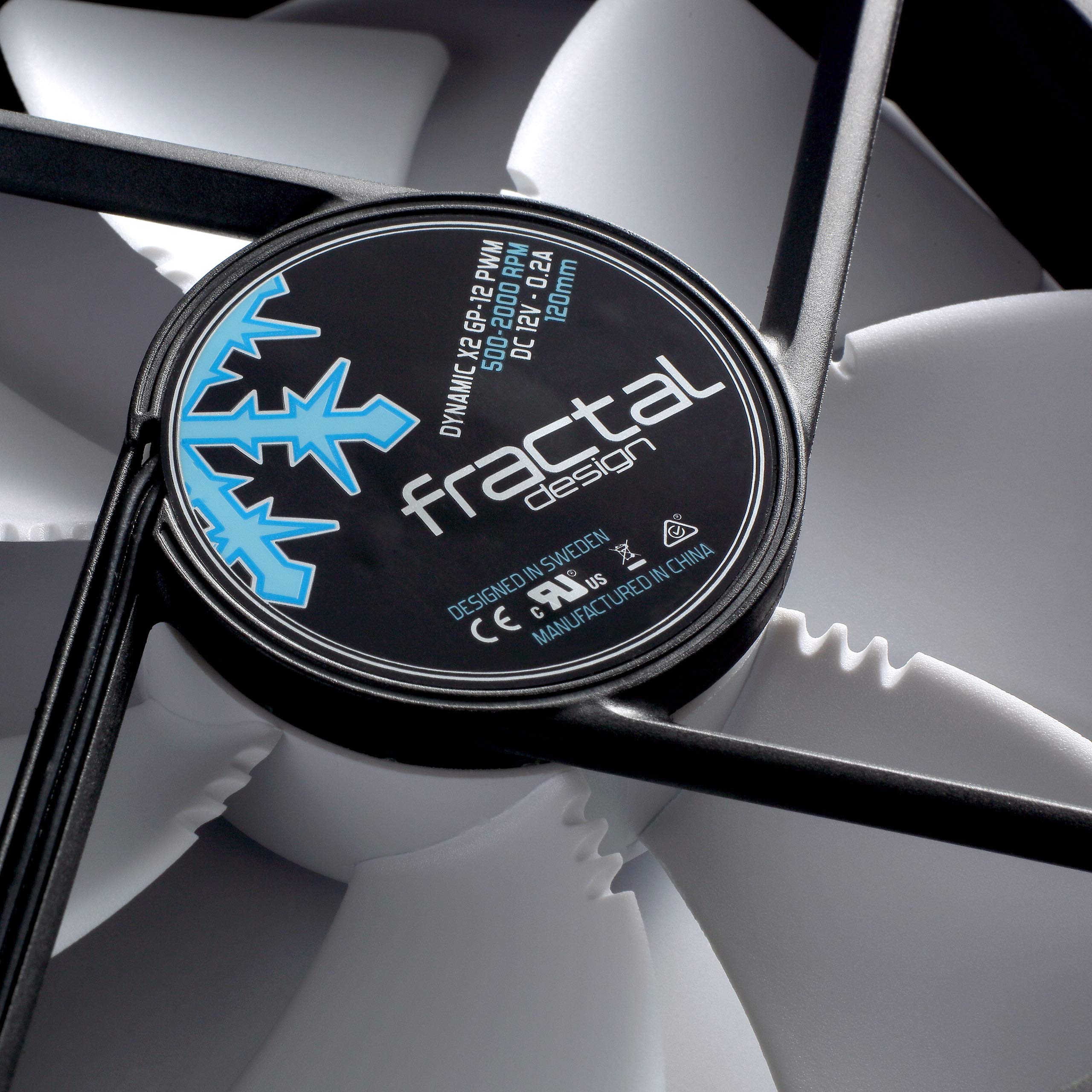 fractal-design-dynamic-x2-gp-12-pwm-120x120x25-mm-2000-rpm-fdb-lager-schwarz-wei image 4