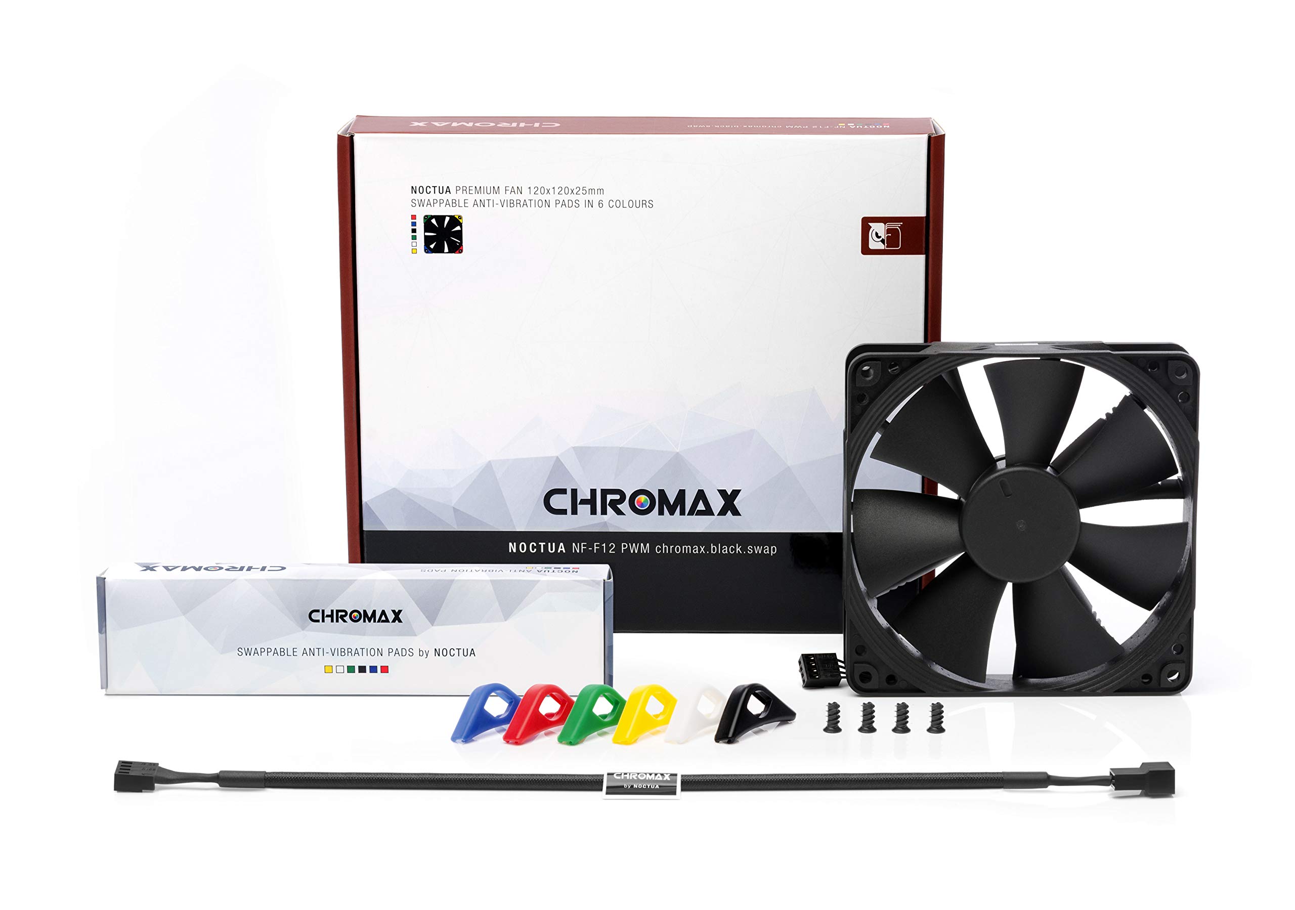 noctua-nf-f12-pwm-chromax-black-swap-l-fter-120-mm image 2