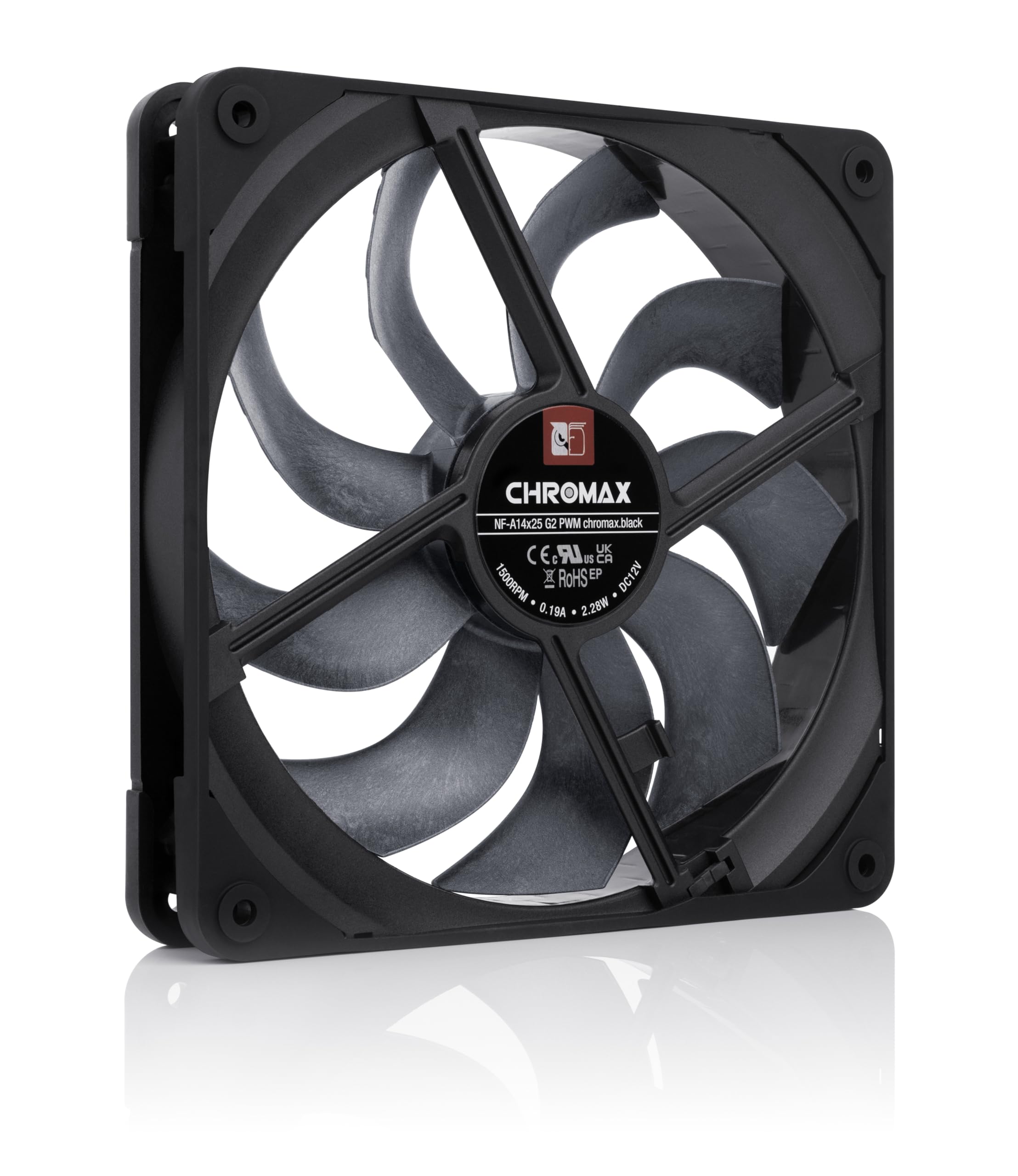 noctua-nf-a14x25-g2-pwm-chromax-black-leiser-140-mm-premium-l-fter-f-r-geh-use-c image 3
