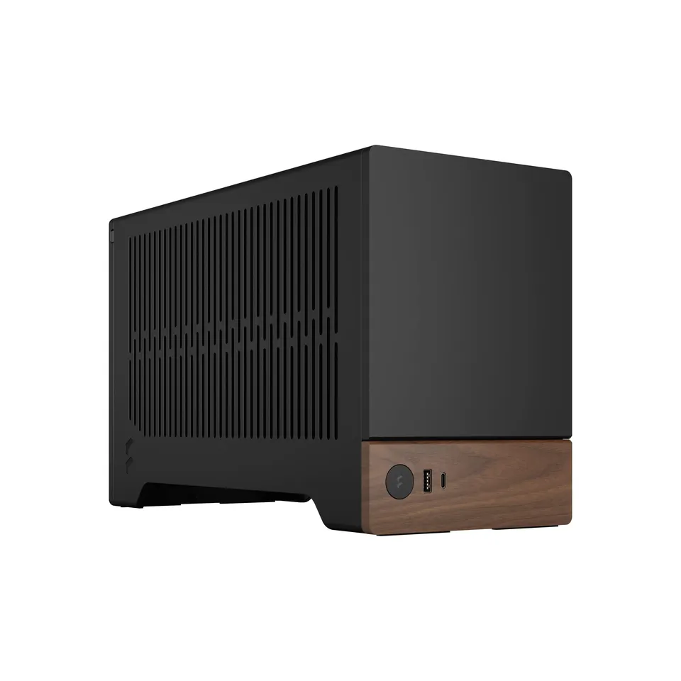 fractal-design-terra-graphite-mitx-sff-pc-geh-use-mit-walnussholz-front image 1