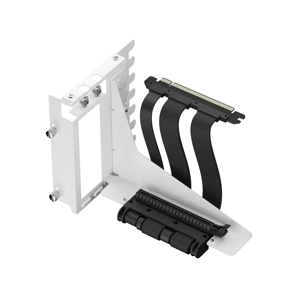 fractal-design-flex-2-pcie-4-0-white-vertikale-gpu-halterung-mit-riser-kabel-wei image 1