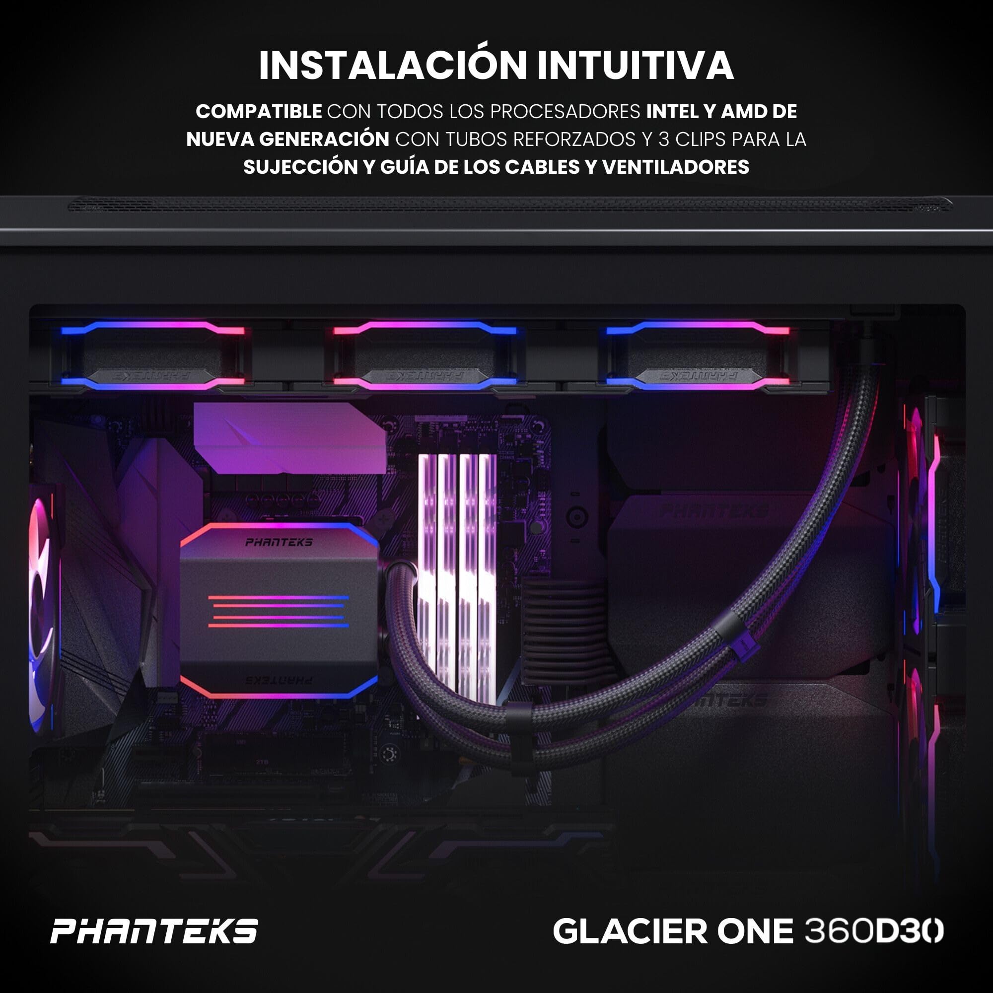 phanteks-glacier-one-420d30-drgb-aio-komplett-wasserk-hlung-420-mm-radiator-schw image 4