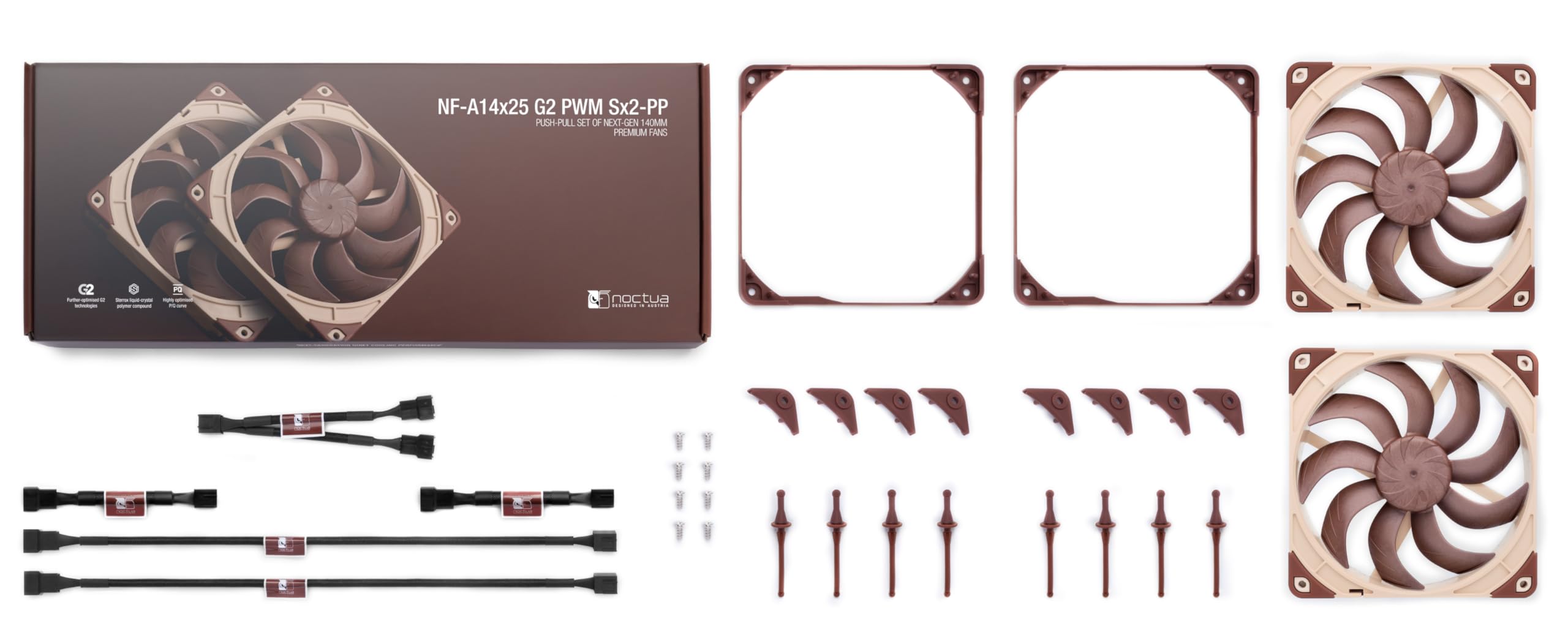 noctua-nf-a14x25-g2-pwm-sx2-pp-2x-140-mm-premium-l-fter-set-leise-hochleistung image 4