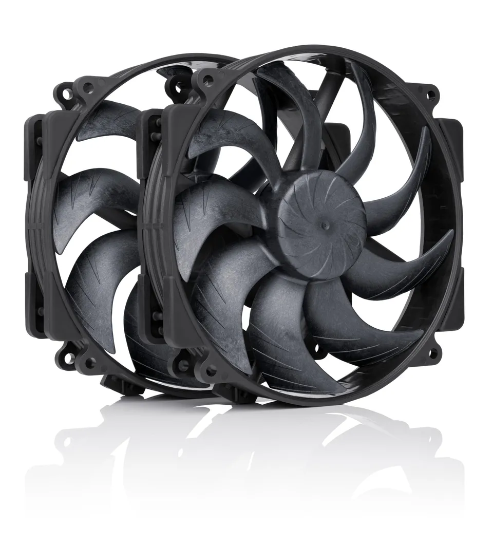 noctua-nf-a14x25r-g2-pwm-sx2-pp-chromax-black-cpu-k-hler-upgrade-2x140mm image 1