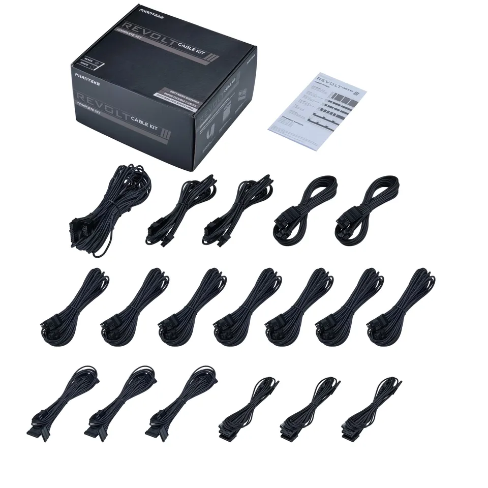 phanteks-revolt-cable-kit-komplett-set-schwarz-f-r-revolt-1000w-1200w-1600w-netz image 1