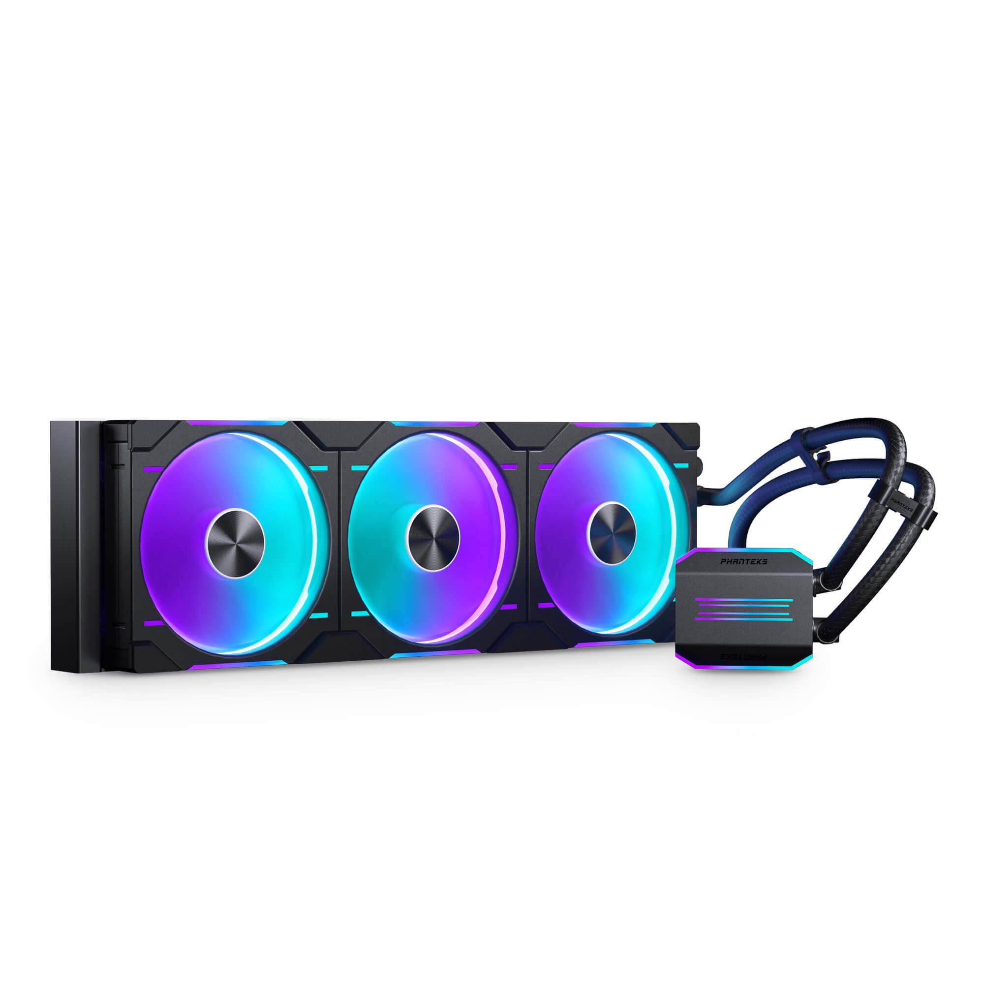 phanteks-glacier-one-420d30-drgb-aio-komplett-wasserk-hlung-420-mm-radiator-schw image 1