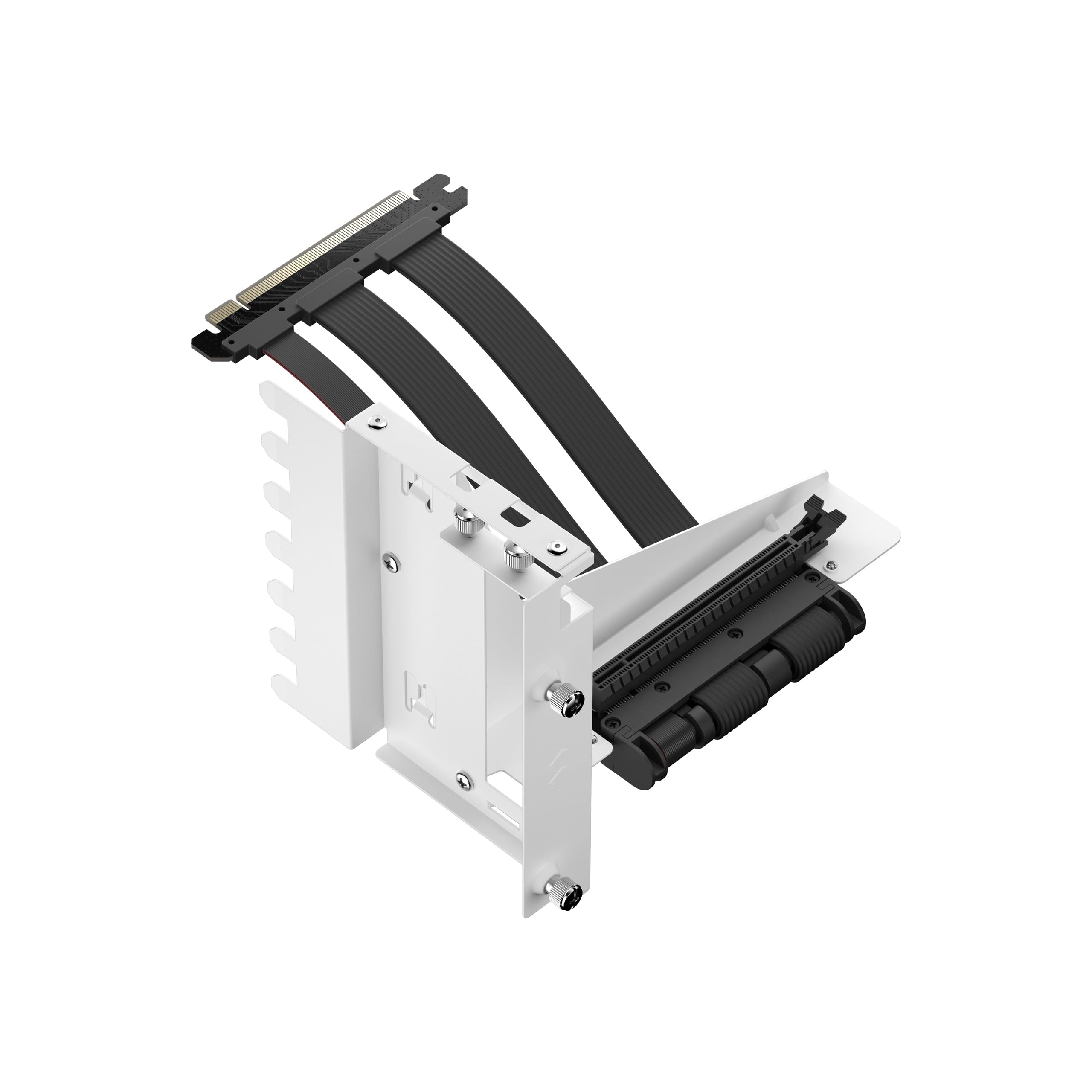 fractal-design-flex-2-pcie-4-0-white-vertikale-gpu-halterung-mit-riser-kabel-wei image 3