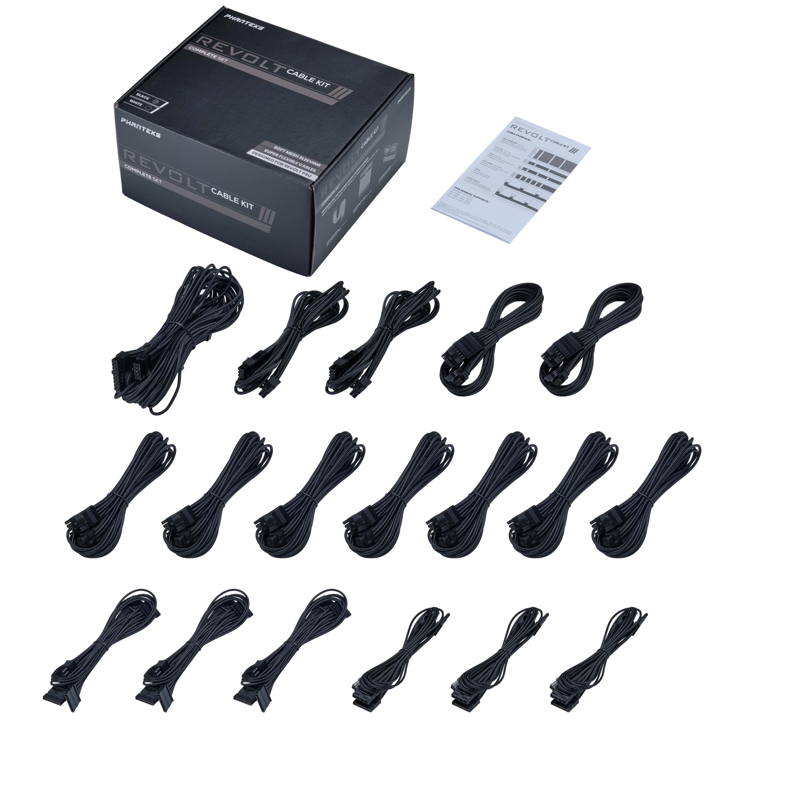phanteks-revolt-cable-kit-komplett-set-schwarz-f-r-revolt-1000w-1200w-1600w-netz image 1