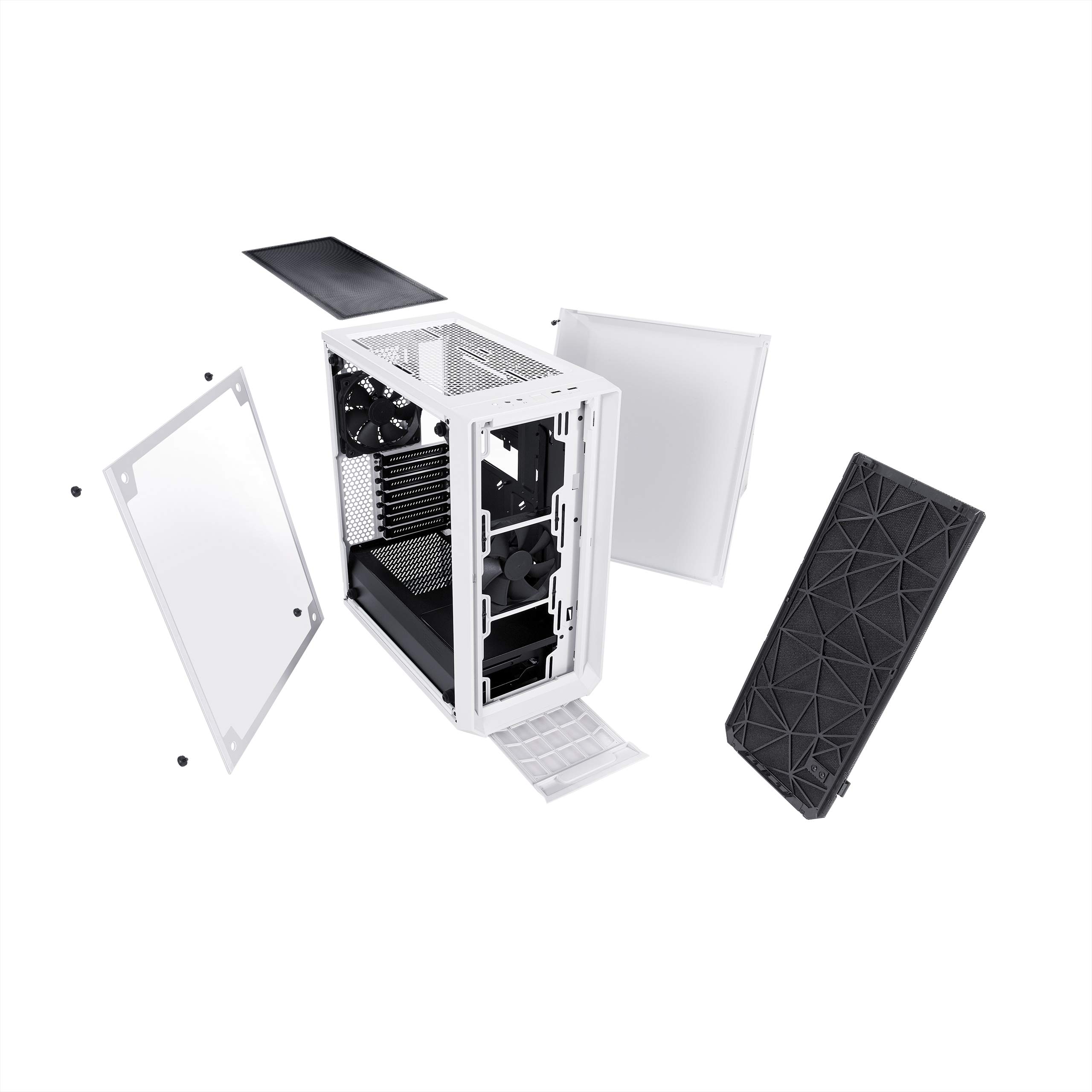 fractal-design-meshify-c-white-tg-atx-midi-tower-mit-tempered-glass-wei image 7
