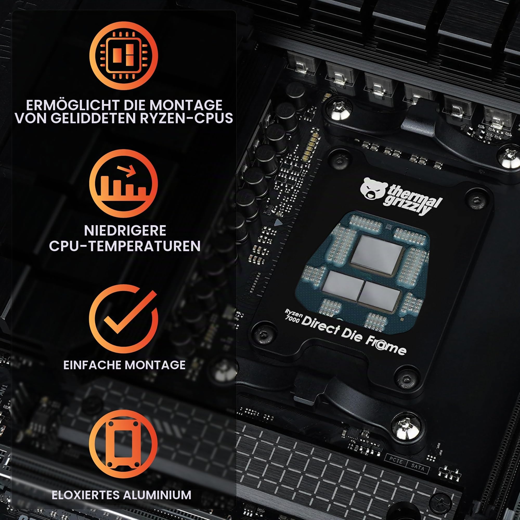 thermal-grizzly-direct-die-frame-ryzen-7000-am5-montagerahmen-eloxiertes-alumini image 2