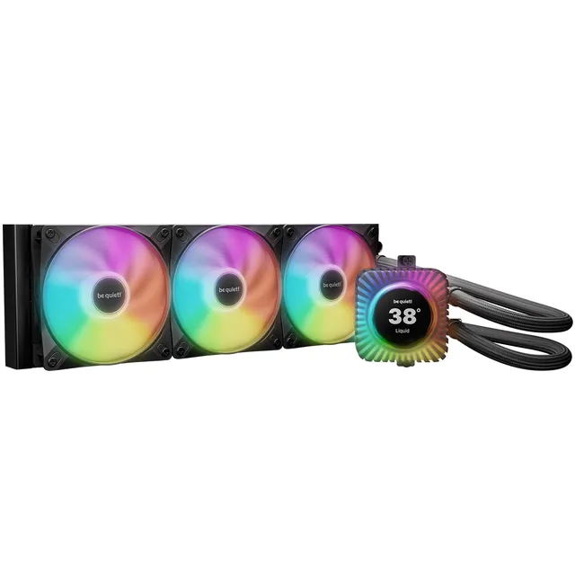 be-quiet-light-loop-io-lcd-360mm-black-cpu-wasserk-hler-mit-2-1-zoll-ips-display image 1