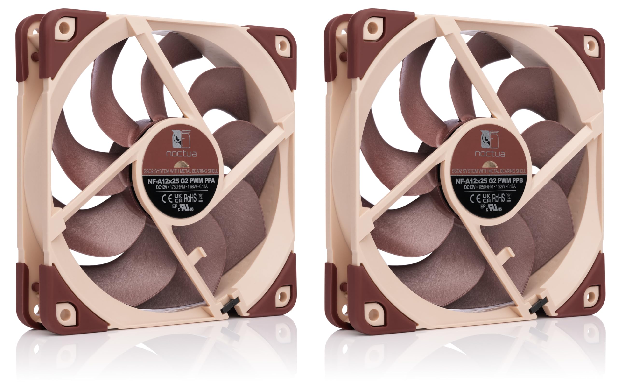 noctua-nf-a12x25-g2-pwm-sx2-pp-2x-120mm-premium-l-fter-push-pull-set image 2