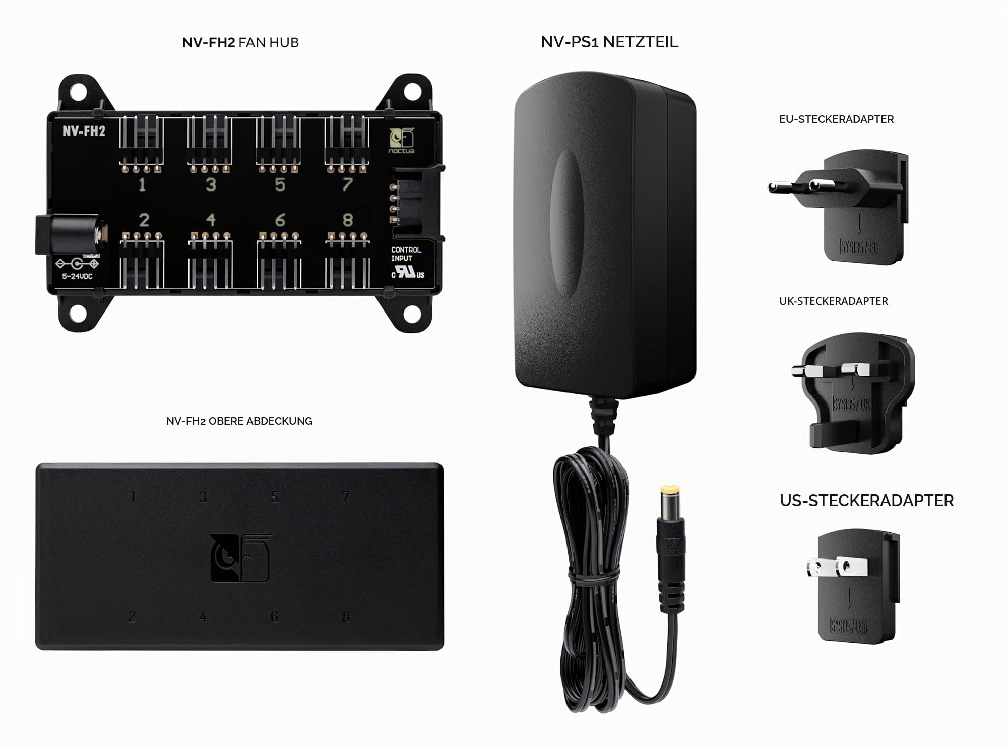 noctua-nv-sph1-8-kanal-l-fterverteilerset-mit-24w-netzteil image 2