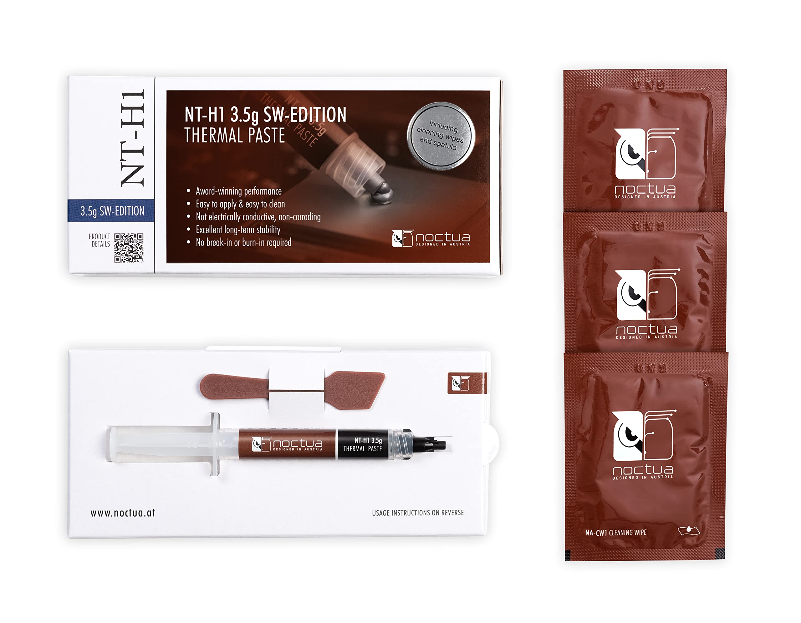 noctua-nt-h1-3-5g-sw-edition-premium-w-rmeleitpaste-mit-spachtel-und-3-reinigung image 2