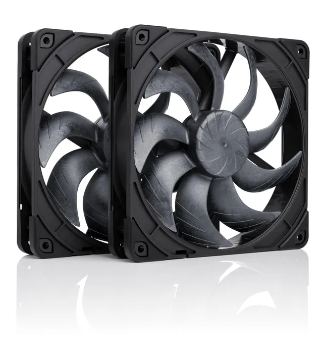 noctua-nf-a14x25-g2-pwm-chromax-black-doppell-fterset-2-140-mm-mit-lna-und-split image 1