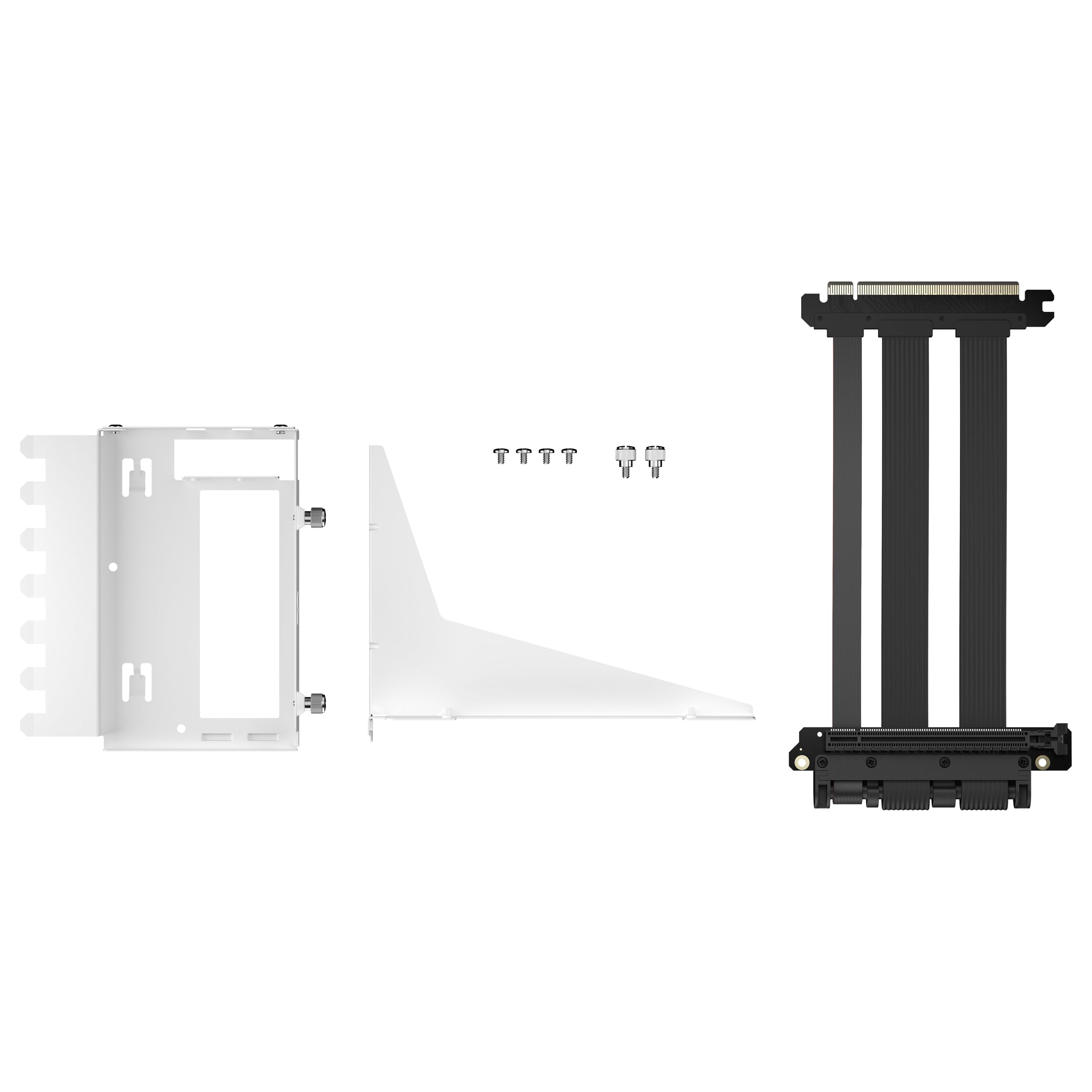fractal-design-flex-2-pcie-4-0-white-vertikale-gpu-halterung-mit-riser-kabel-wei image 8