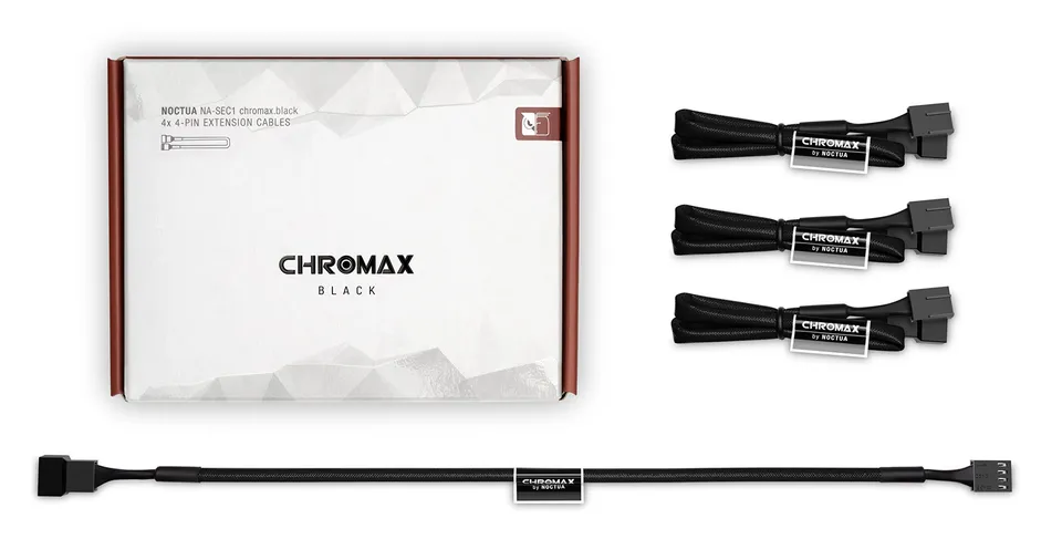 noctua-na-sec1-chromax-black-30cm-verl-ngerungskabel-set-f-r-l-fter-4-st-ck-schw image 1