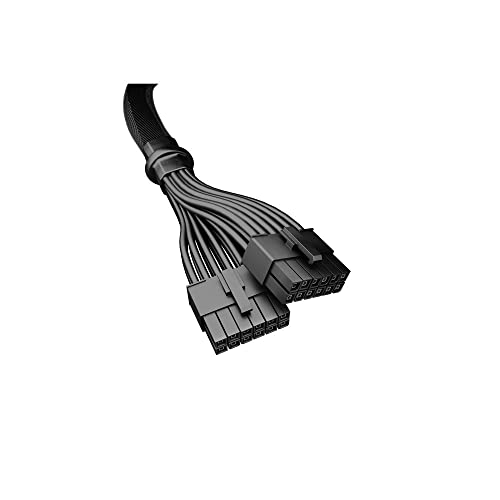 be-quiet-12vhpwr-adapter-cable-cph-6610-12-4-pin-gpu-kabel-600w-600-mm-schwarz image 2