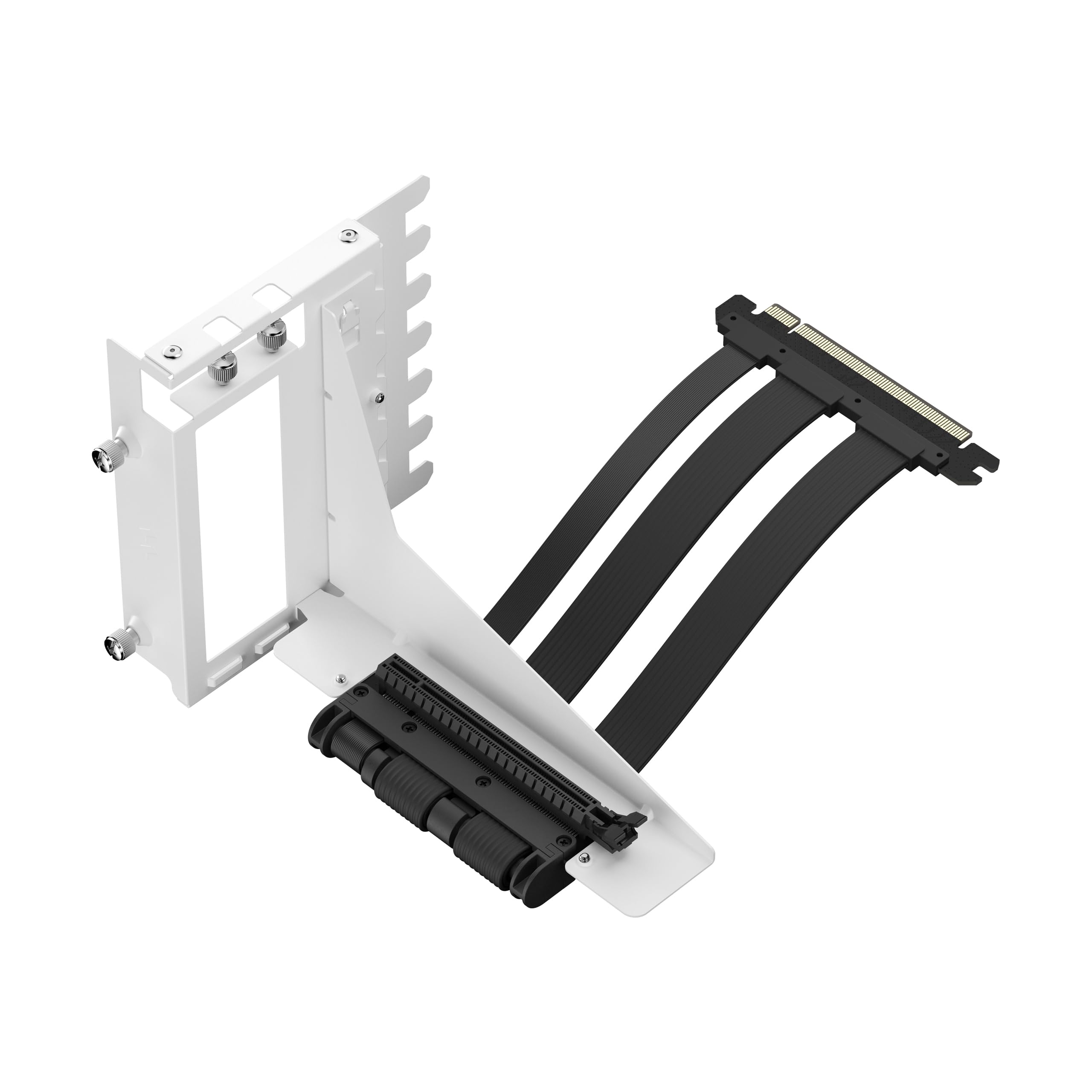 fractal-design-flex-2-pcie-4-0-white-vertikale-gpu-halterung-mit-riser-kabel-wei image 2