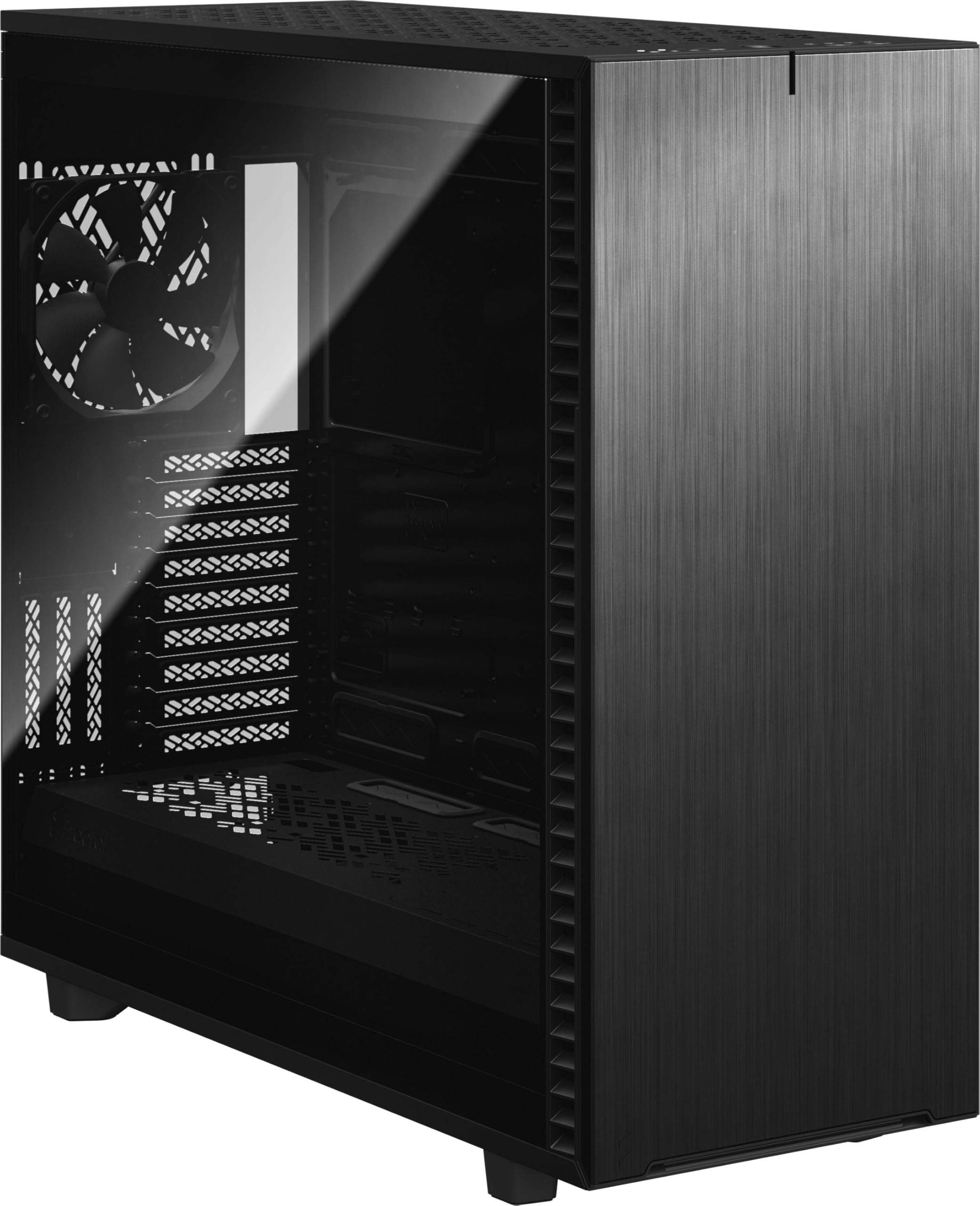 fractal-design-define-7-xl-black-brushed-aluminum-steel-e-atx-silent-modular-dar image 1
