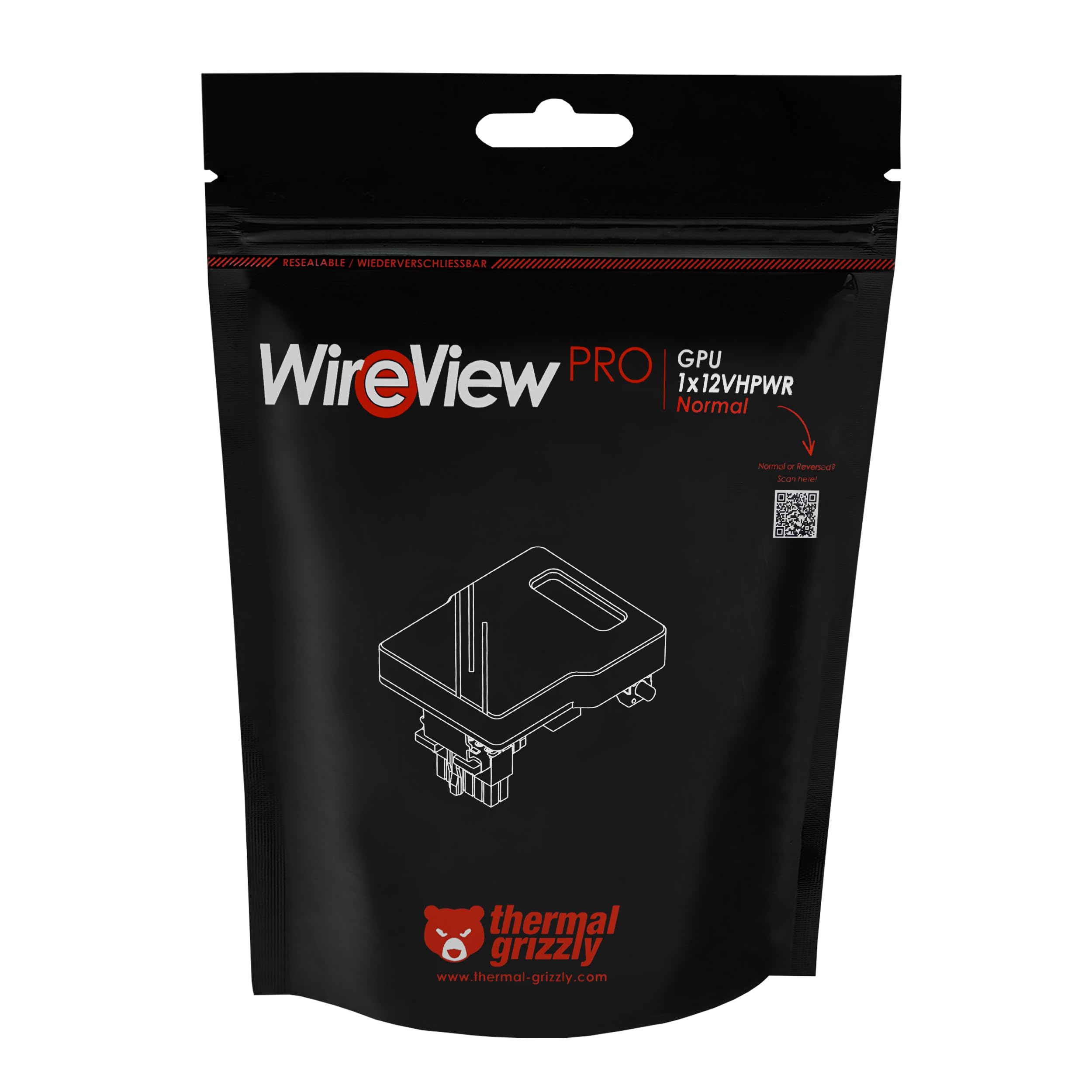 thermal-grizzly-wireview-pro-gpu-1x12vhpwr-normale-ausrichtung-oled-leistungsmes image 8