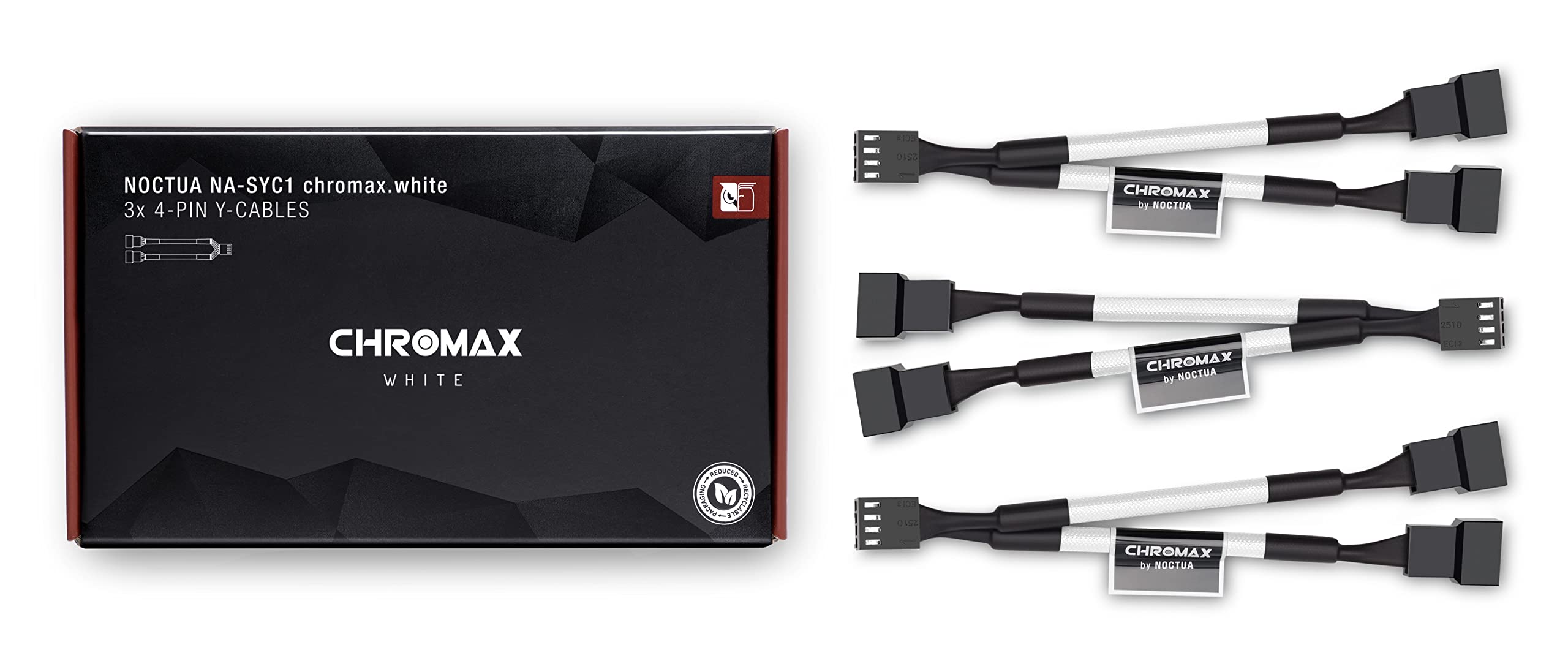 noctua-na-syc1-chromax-white-2-wege-pc-l-fter-splitter-3er-pack image 1