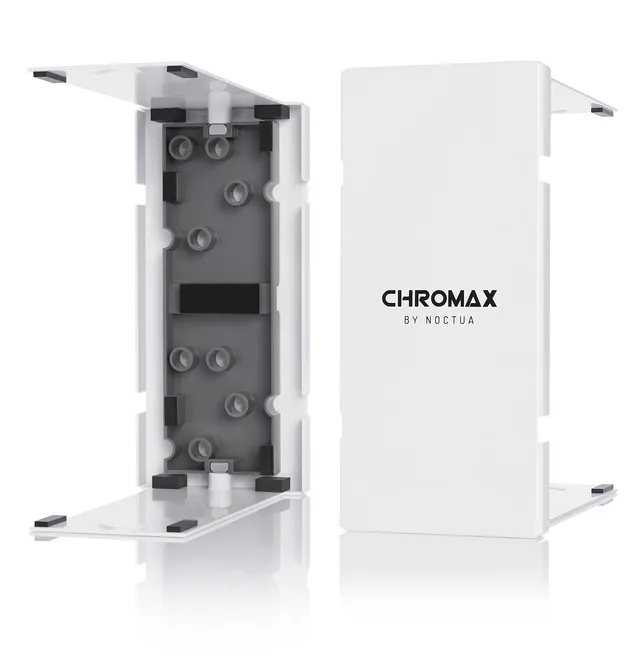 noctua-na-hc8-chromax-white-k-hler-abdeckung-f-r-nh-u12a-wei-pulverbeschichtetes image 1