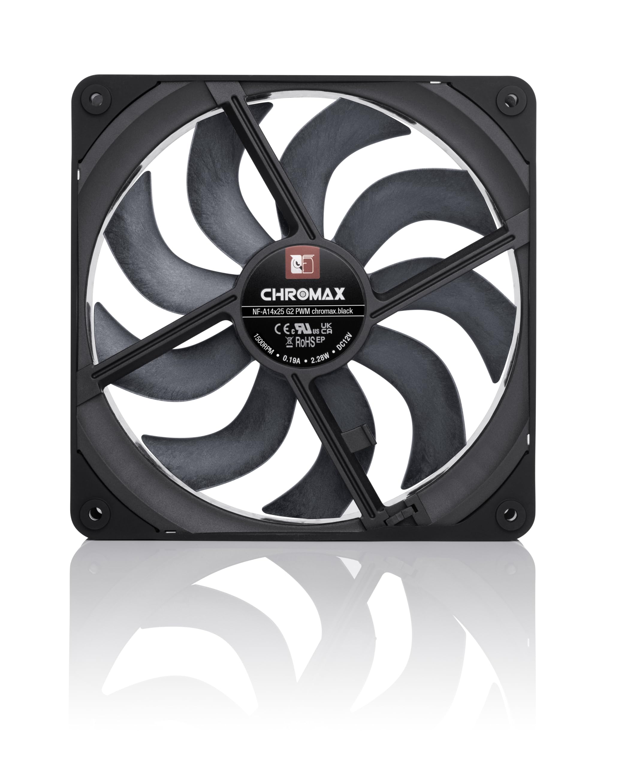 noctua-nf-a14x25-g2-pwm-chromax-black-leiser-140-mm-premium-l-fter-f-r-geh-use-c image 4